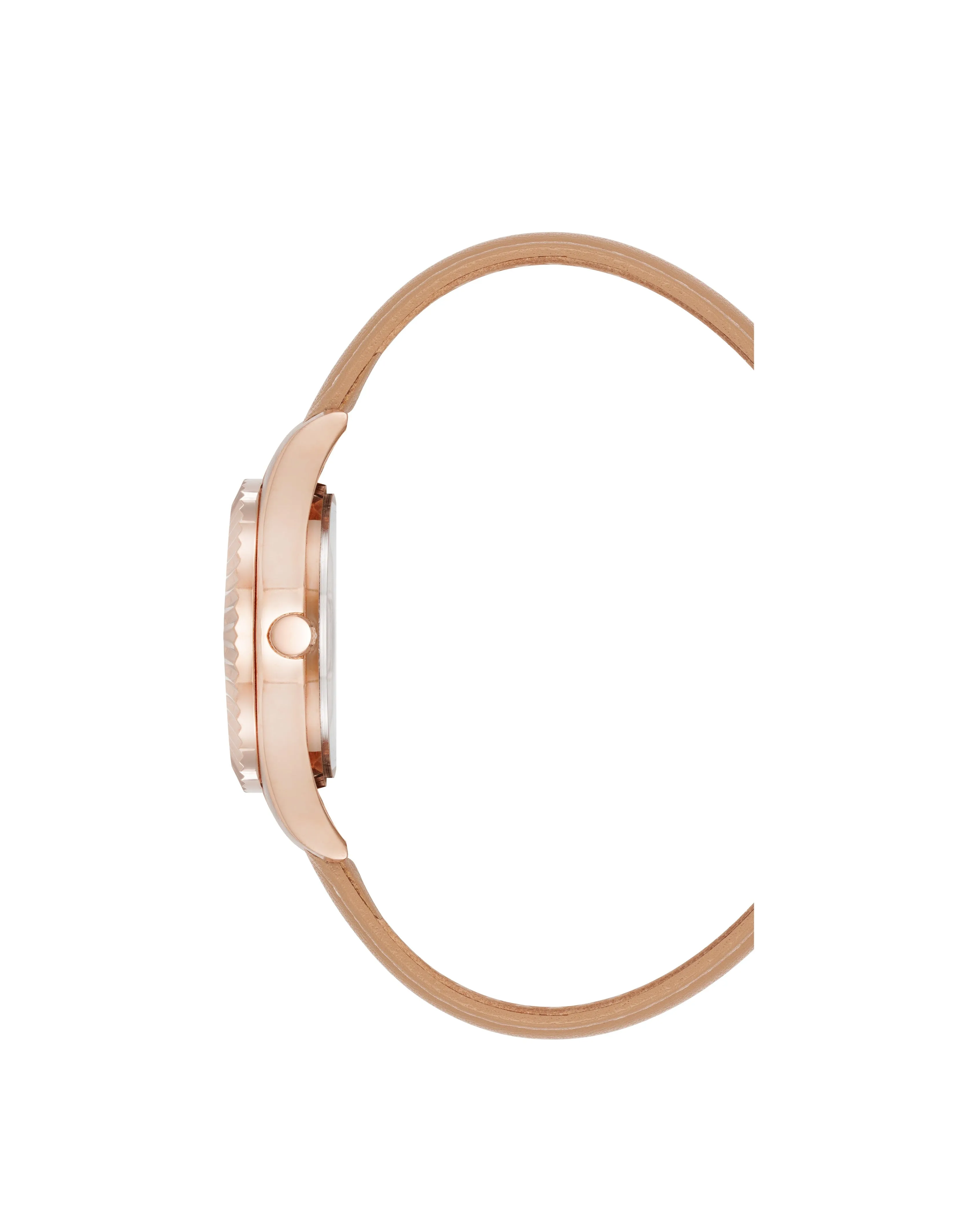Butterfly Dial Leather Strap Watch sold by Anne Klein product image thumbnail 3