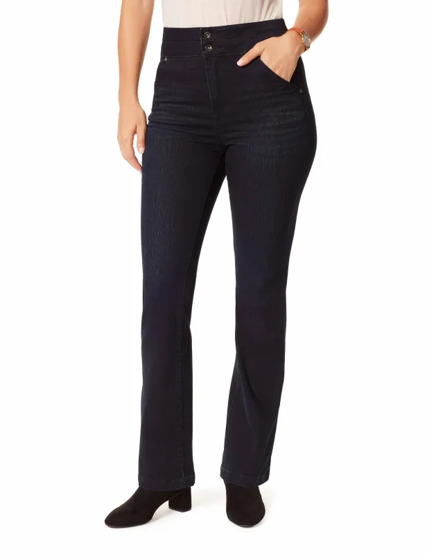 High Rise Slim Boot Jeans made by Anne Klein