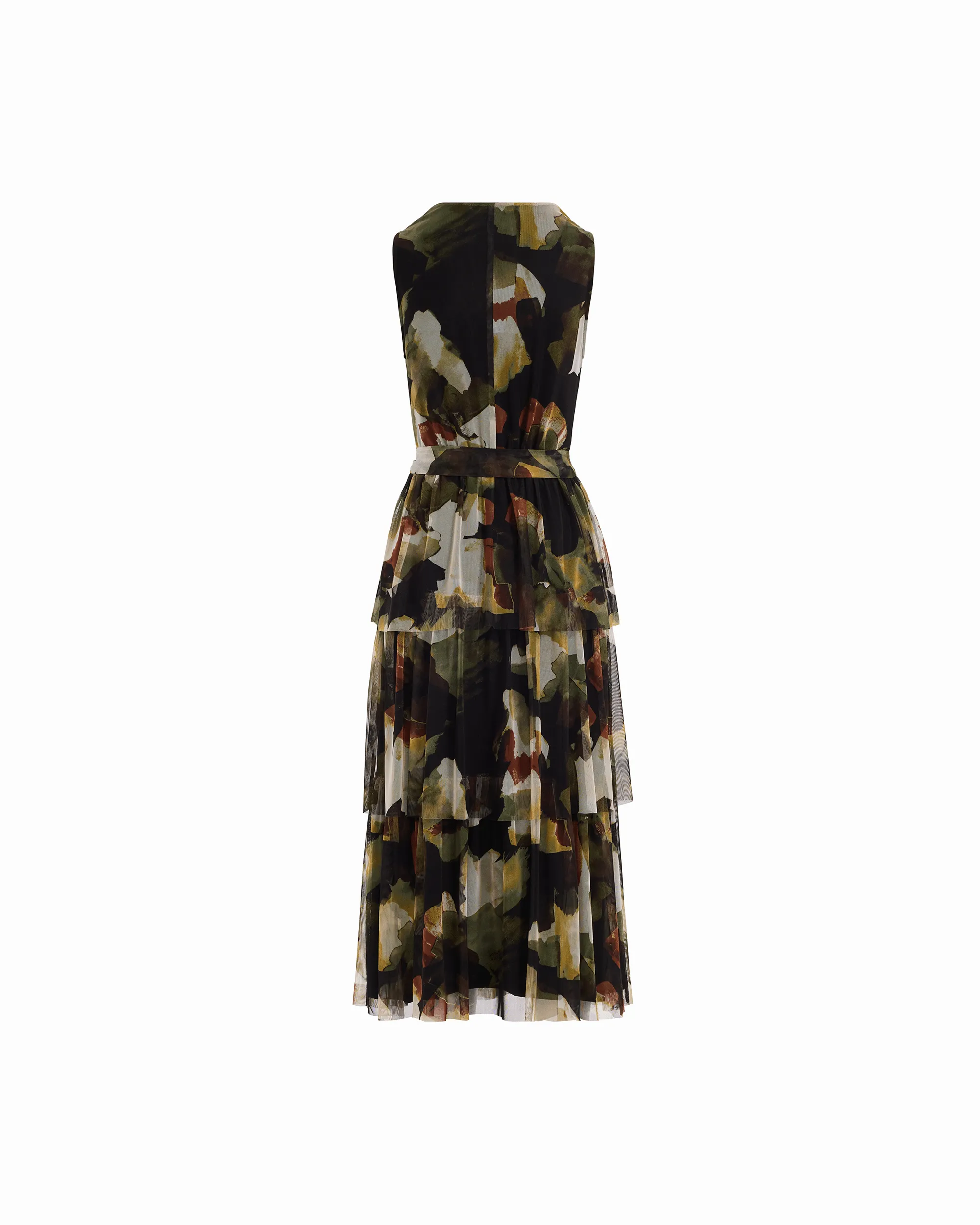 Petite Surplice Tiered Midi Dress sold by Anne Klein product image thumbnail 5