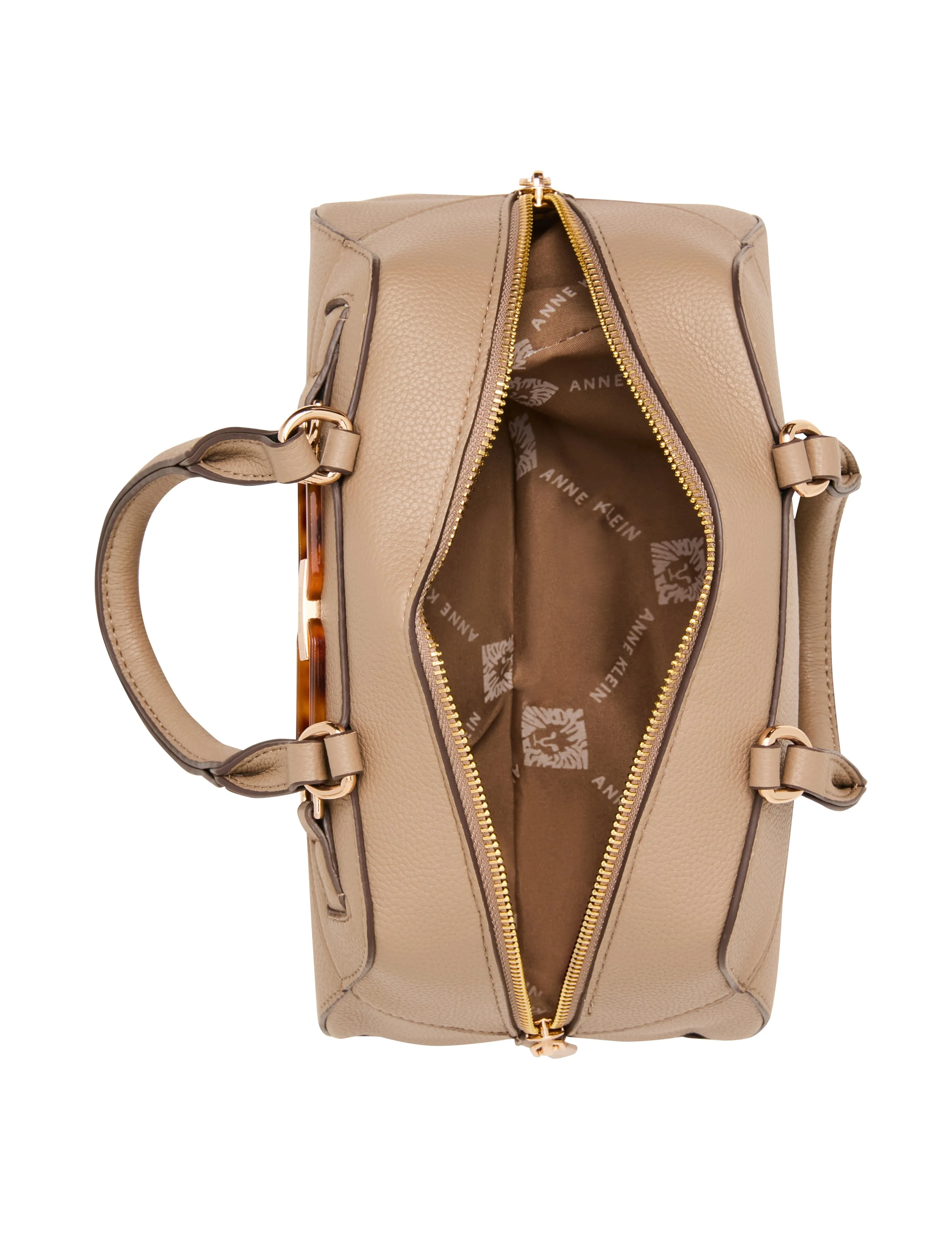Tortoise Chain Link Satchel sold by Anne Klein product image thumbnail 4