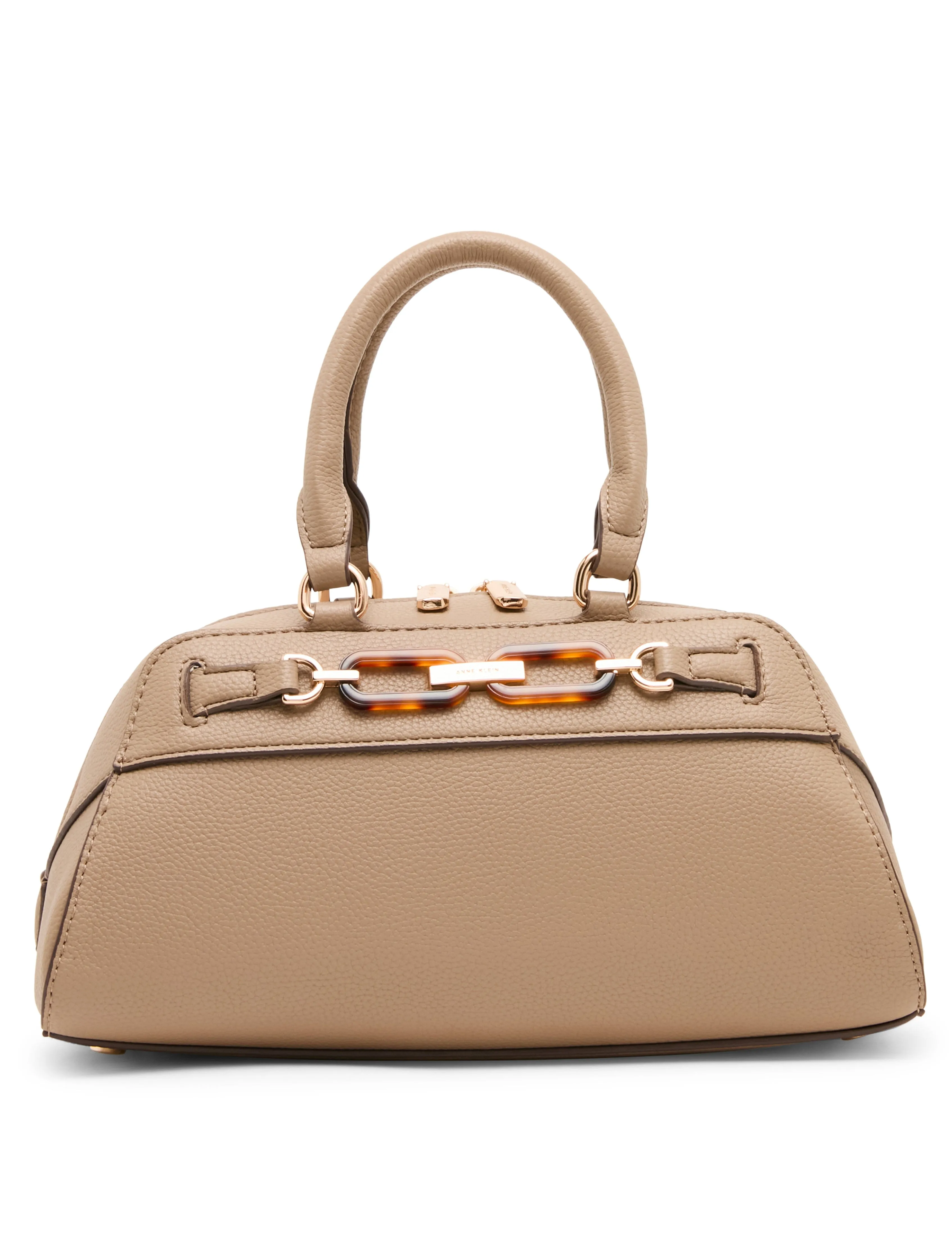Tortoise Chain Link Satchel sold by Anne Klein