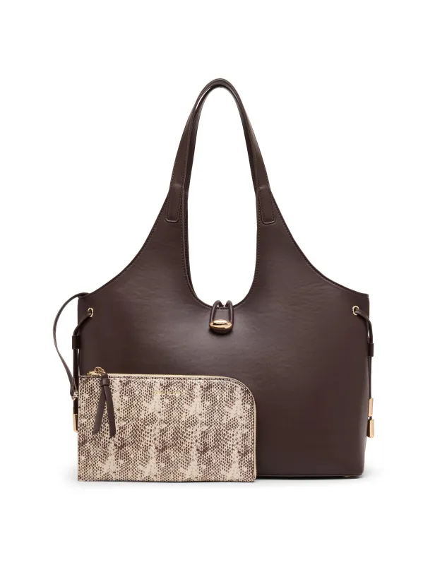 Large Tote Bag with Pouch made by Anne Klein
