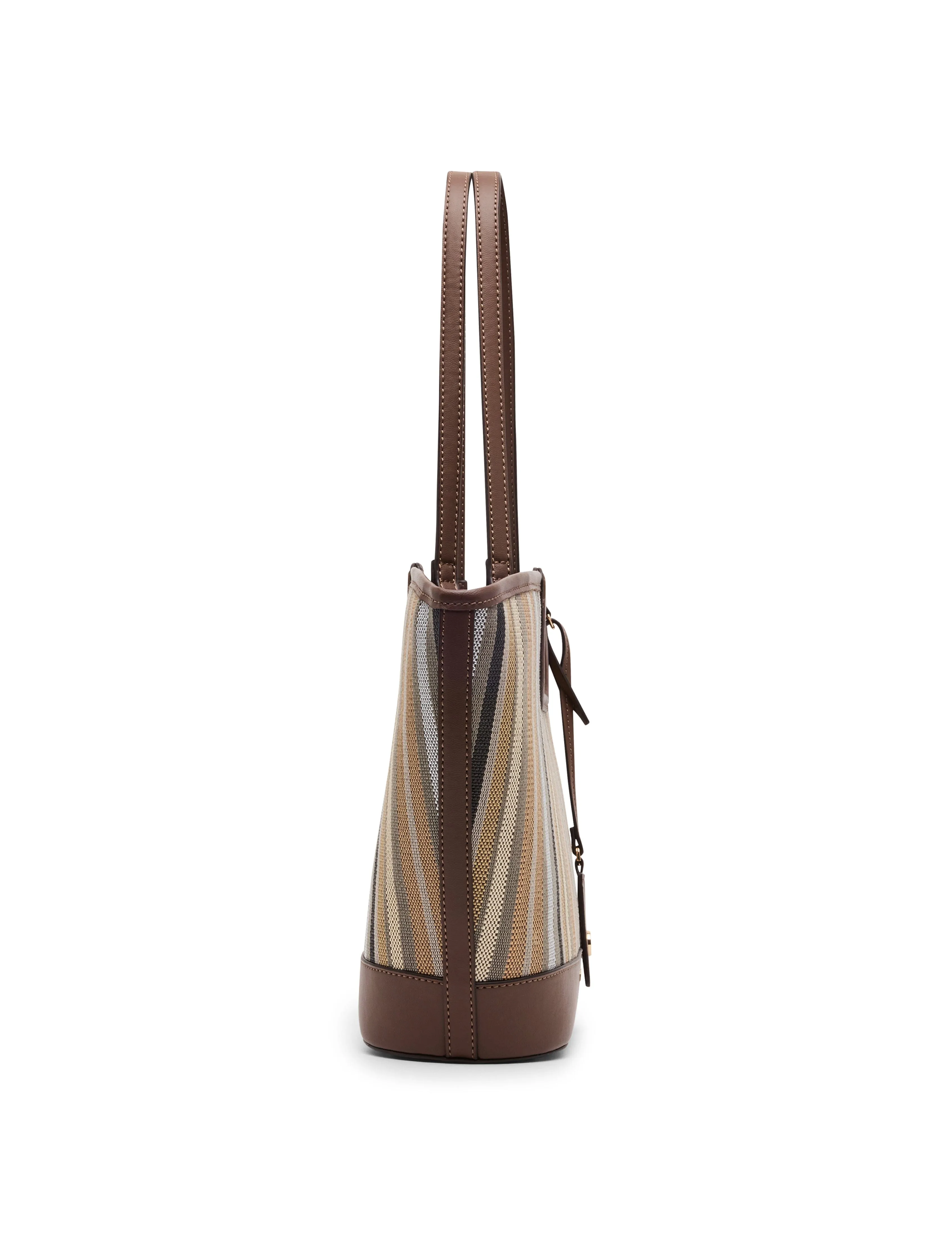 Stripe Cut Out Handle Tote sold by Anne Klein product image thumbnail 3