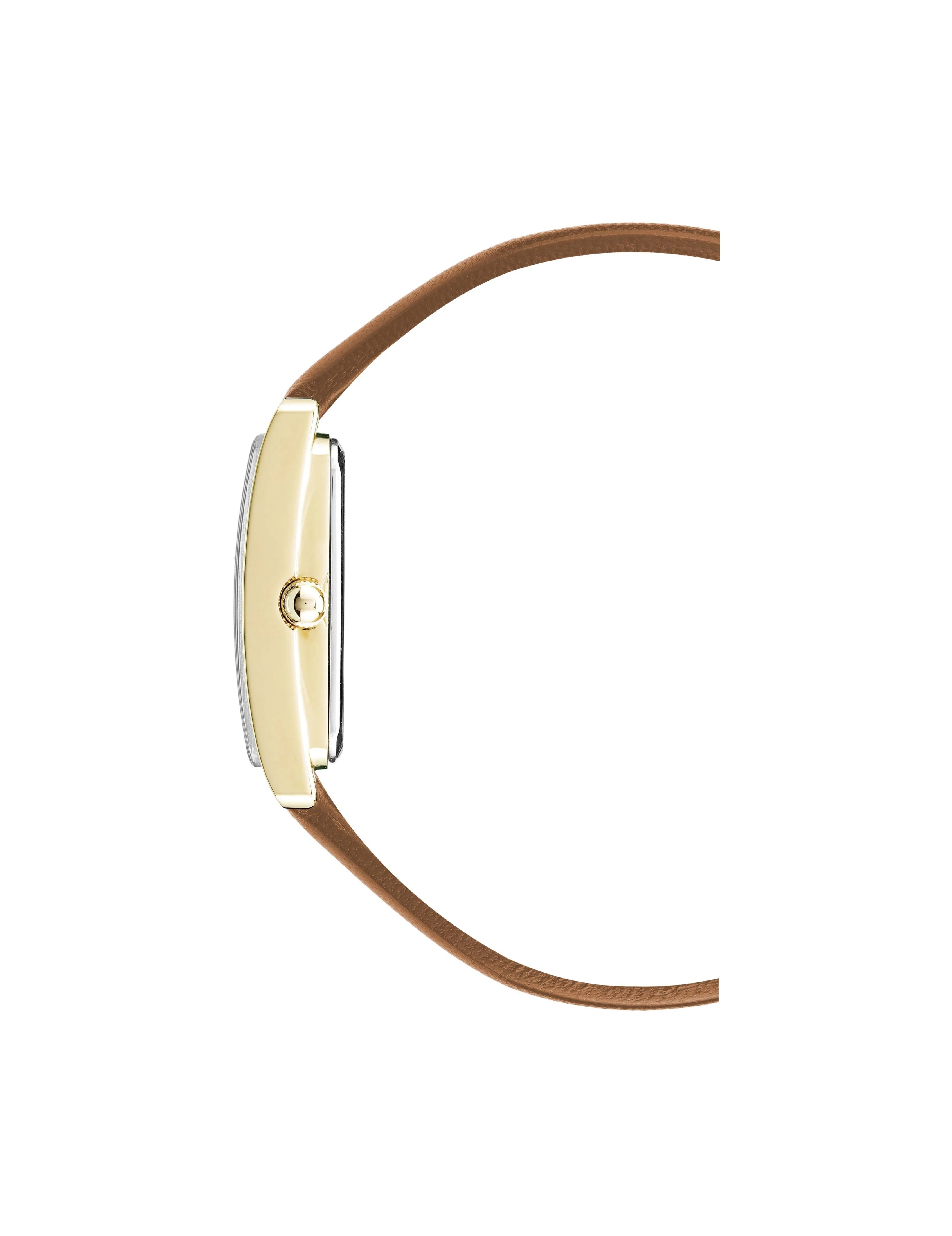 Rectangular Leather Strap Watch sold by Anne Klein product image thumbnail 3