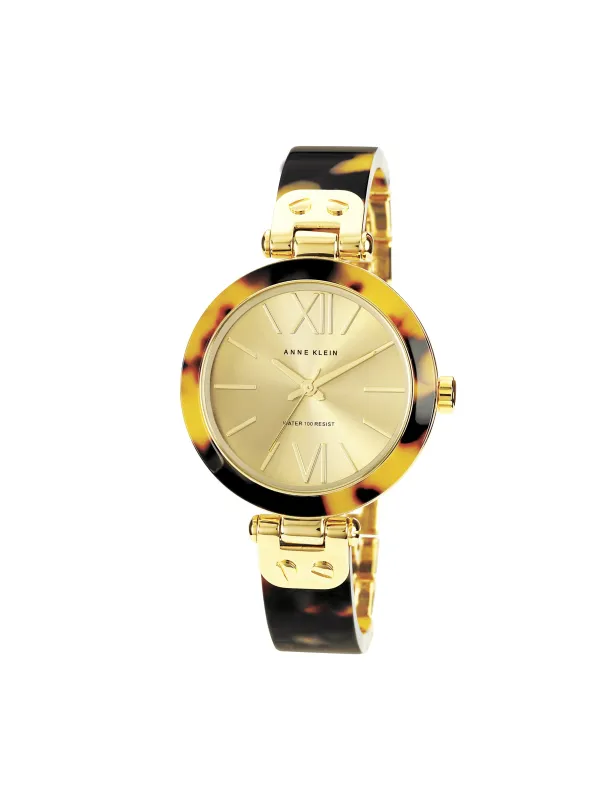 Acetate Bangle Bracelet Watch made by Anne Klein