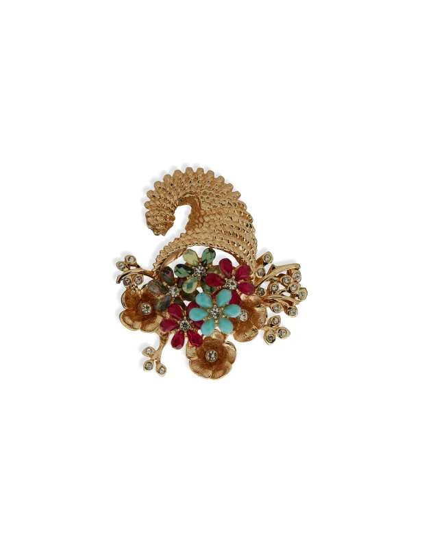 Flower Cornucopia Boxed Pin made by Anne Klein