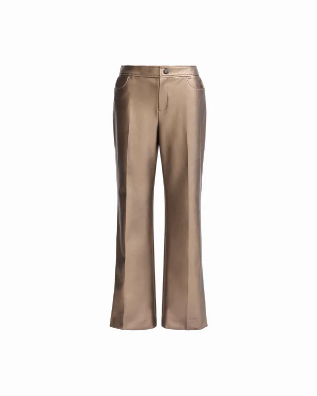 Mid Rise Bootleg Fly Front Pant made by Kasper
