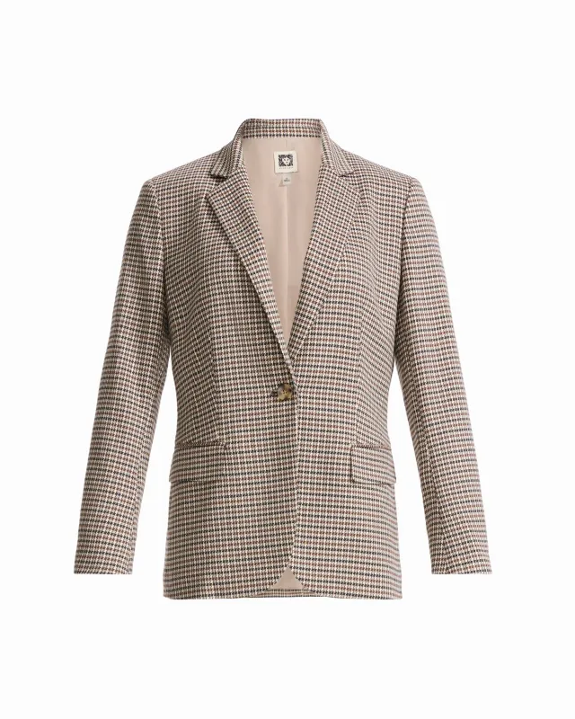 Petite One-Button Jacket with Long Sleeve Slit made by Kasper