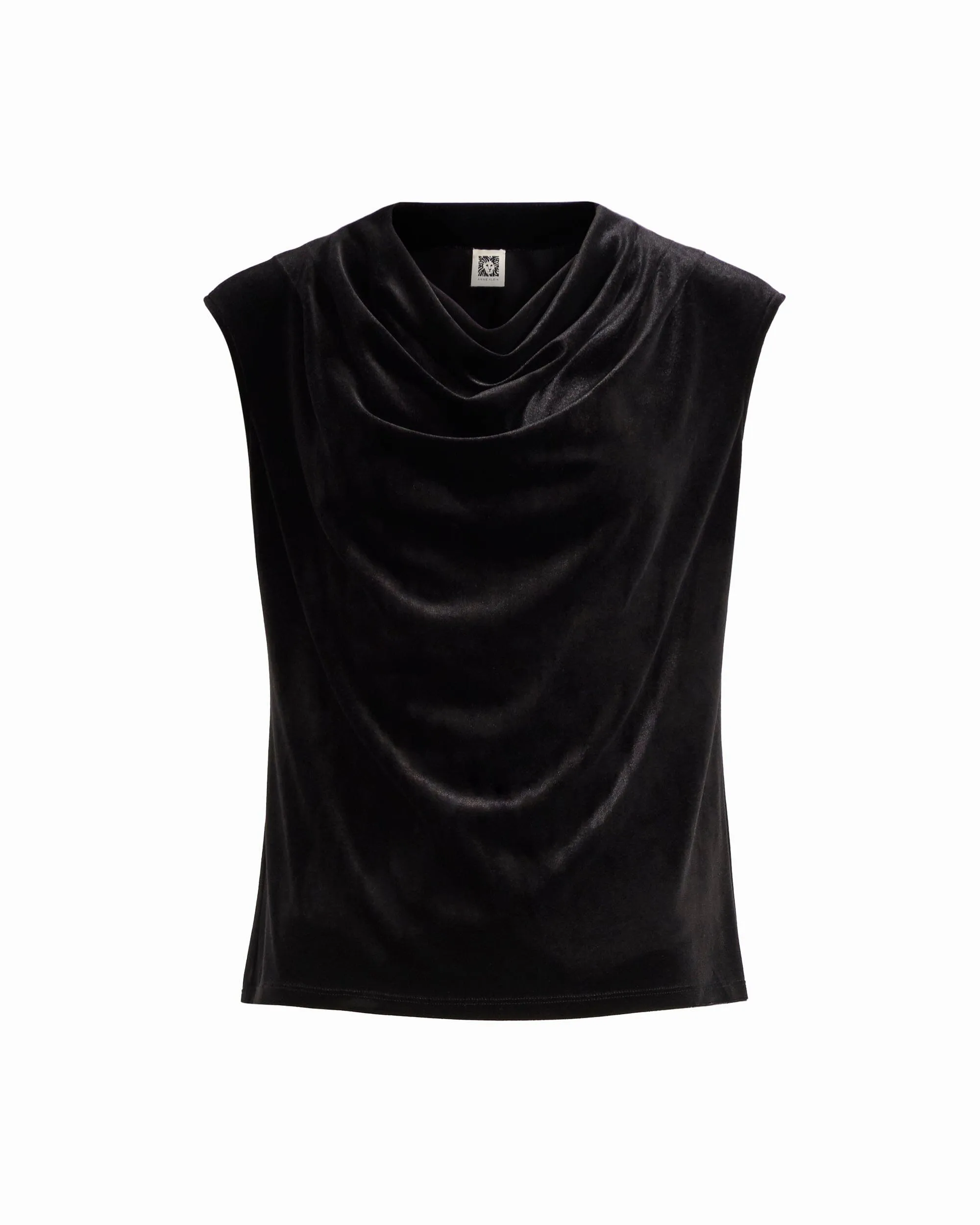 Petite Cowl Neck Extended Shoulder Sleeveless Knit Top sold by Anne Klein