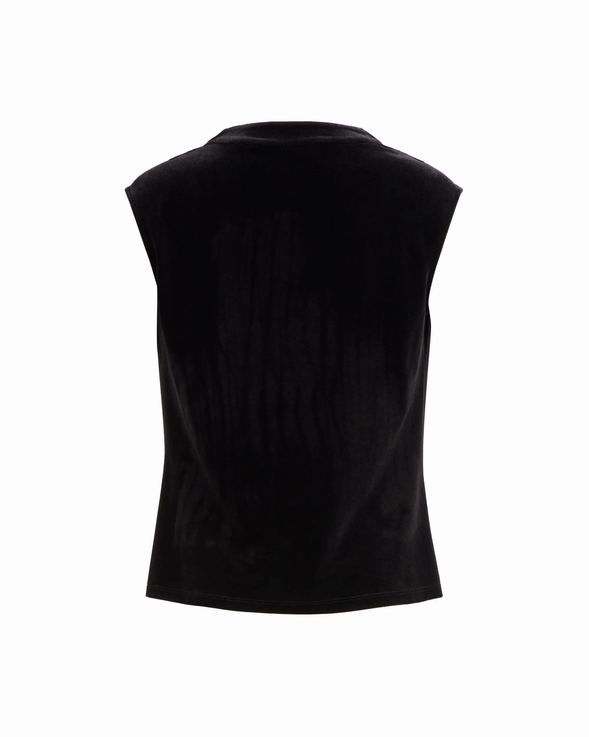 Petite Cowl Neck Extended Shoulder Sleeveless Knit Top sold by Anne Klein product image thumbnail 2