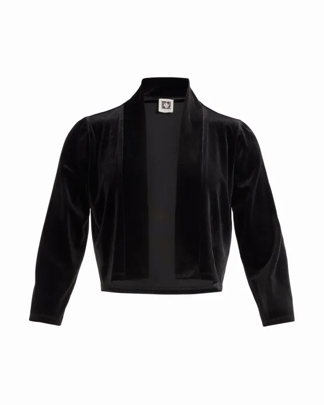 Three-Quarter Sleeve Knit Shrug made by Kasper