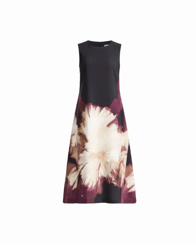 Sleeveless A-Line Midi Dress made by Kasper