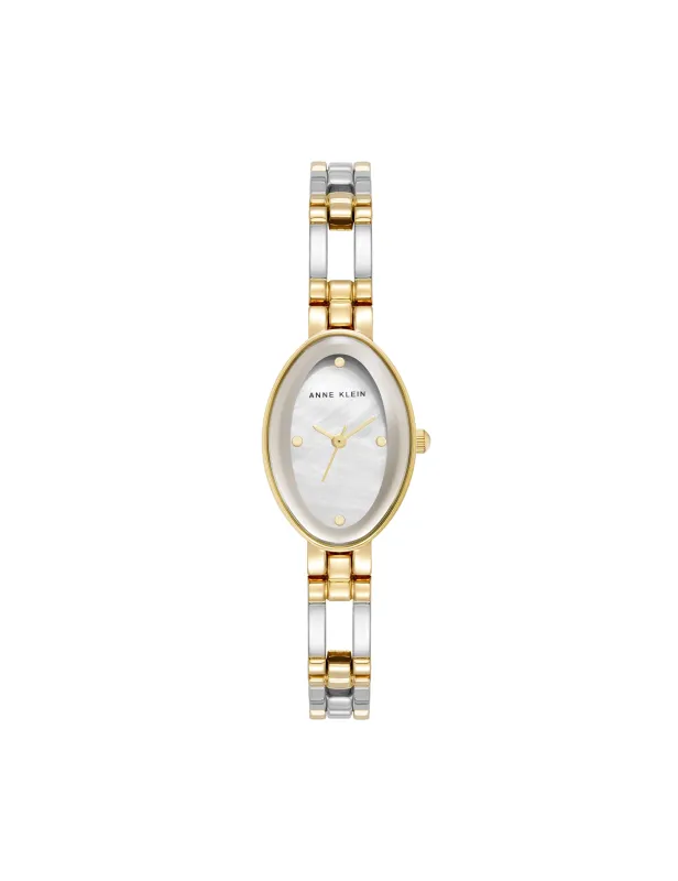 Oval Face Bracelet Watch with Timeless Design made by Anne Klein