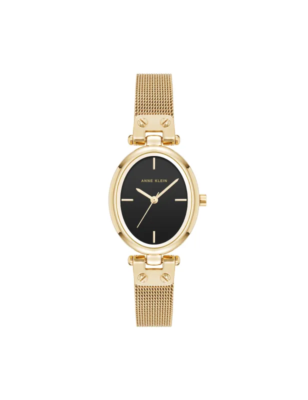 Oval Mesh Bracelet Watch made by Anne Klein