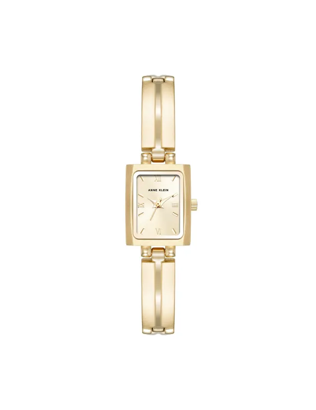 Modern Rectangular Face Bracelet Watch made by Anne Klein