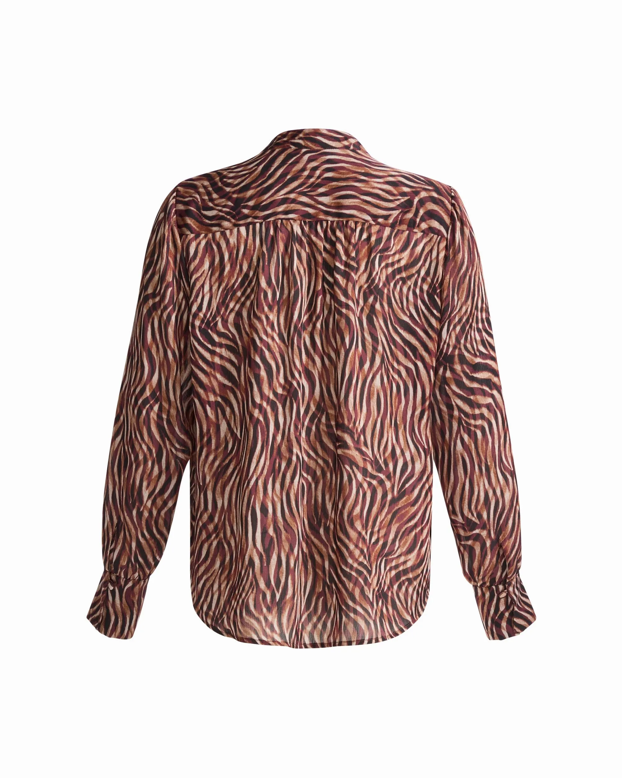 Long Sleeve Pleated Front Blouse sold by Anne Klein product image thumbnail 2
