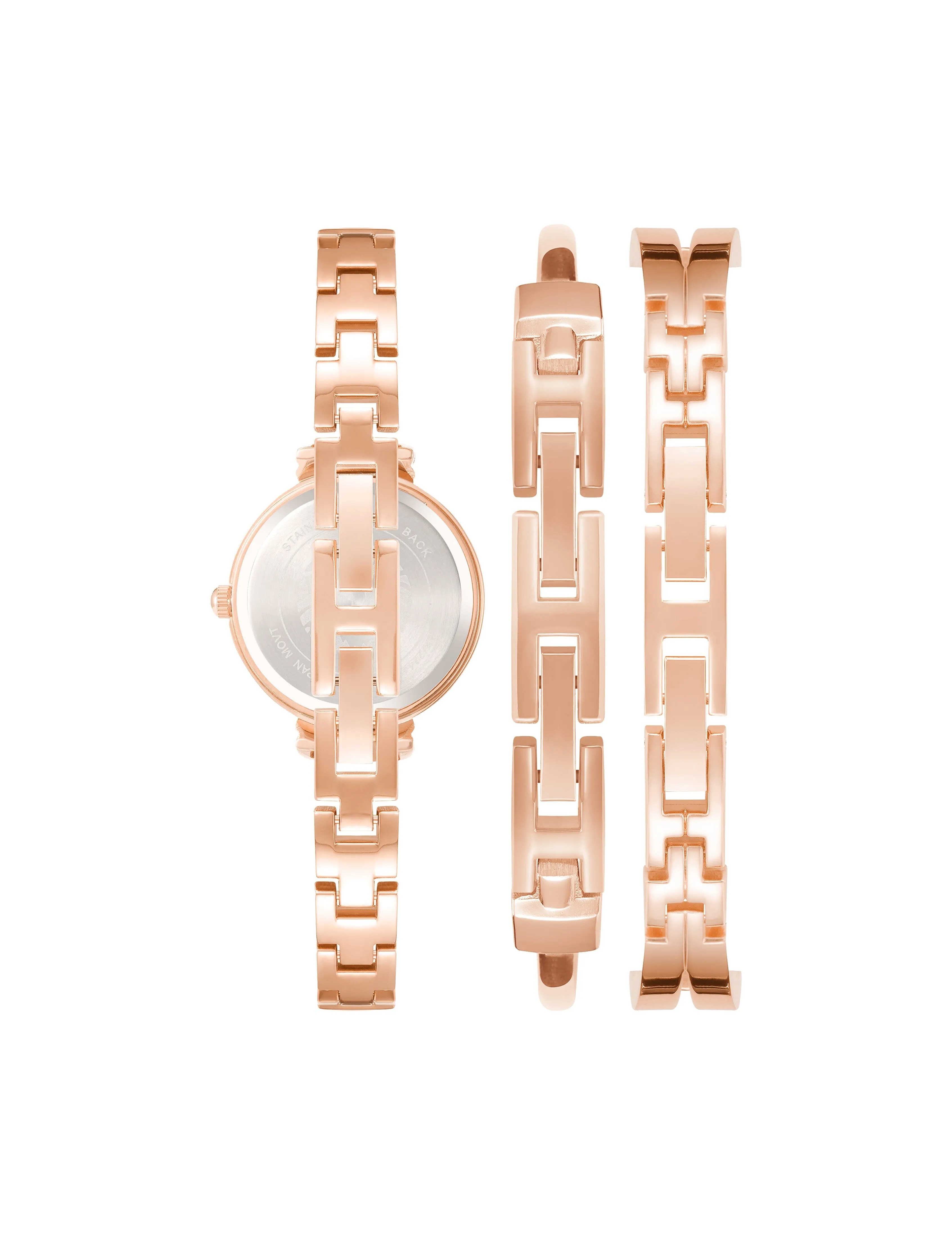 Enamel Accent Watch and Bracelet Set sold by Anne Klein product image thumbnail 2