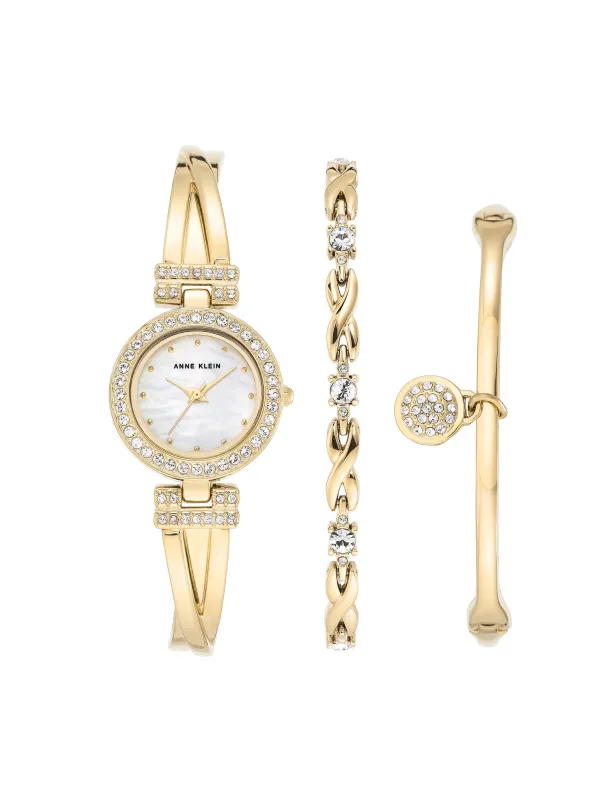 Watch and Bracelet Set made by Anne Klein