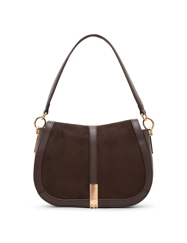 Saddle Flap Crossbody Bag made by Anne Klein