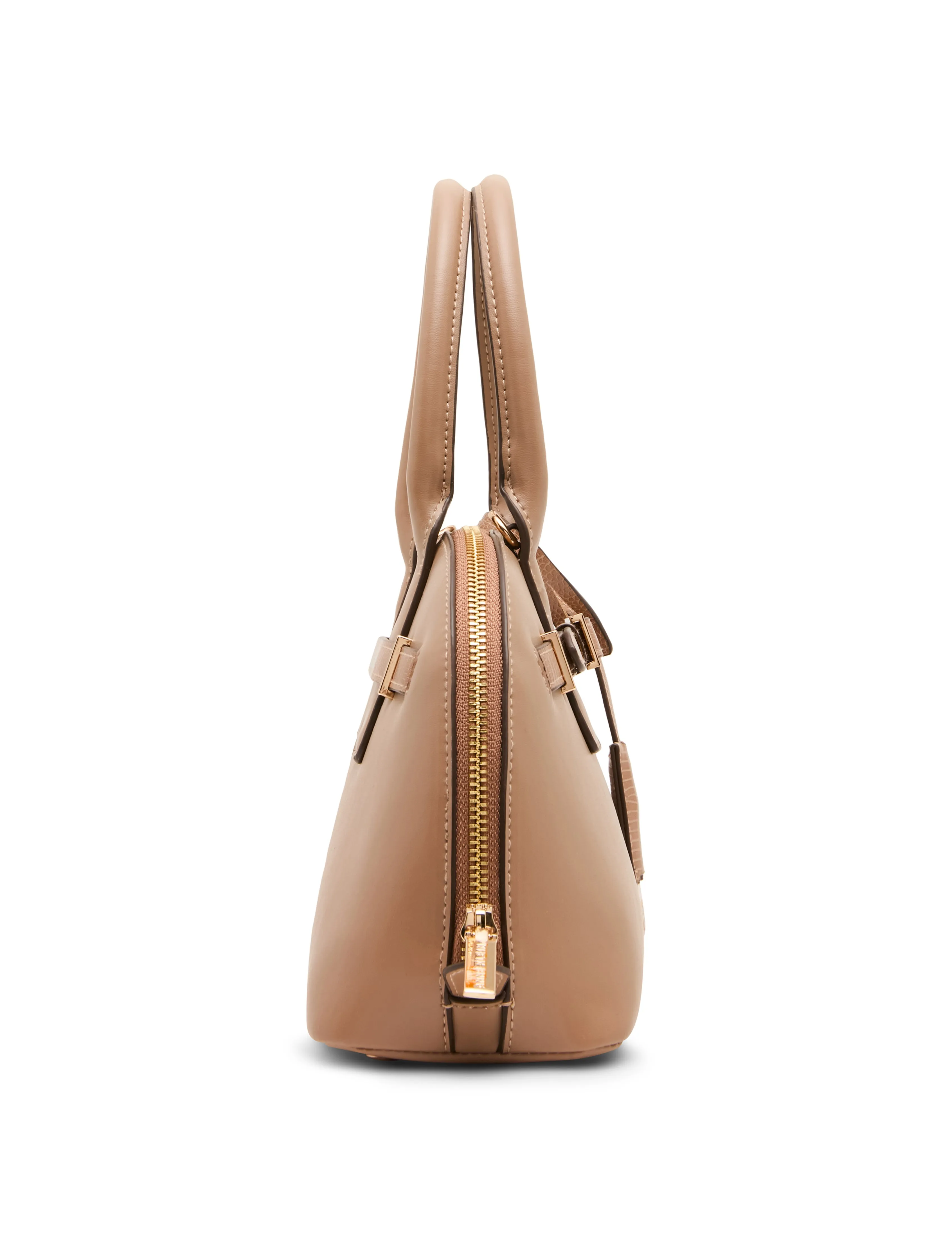 Dome Buckle Convertible Strap Satchel sold by Anne Klein product image thumbnail 3