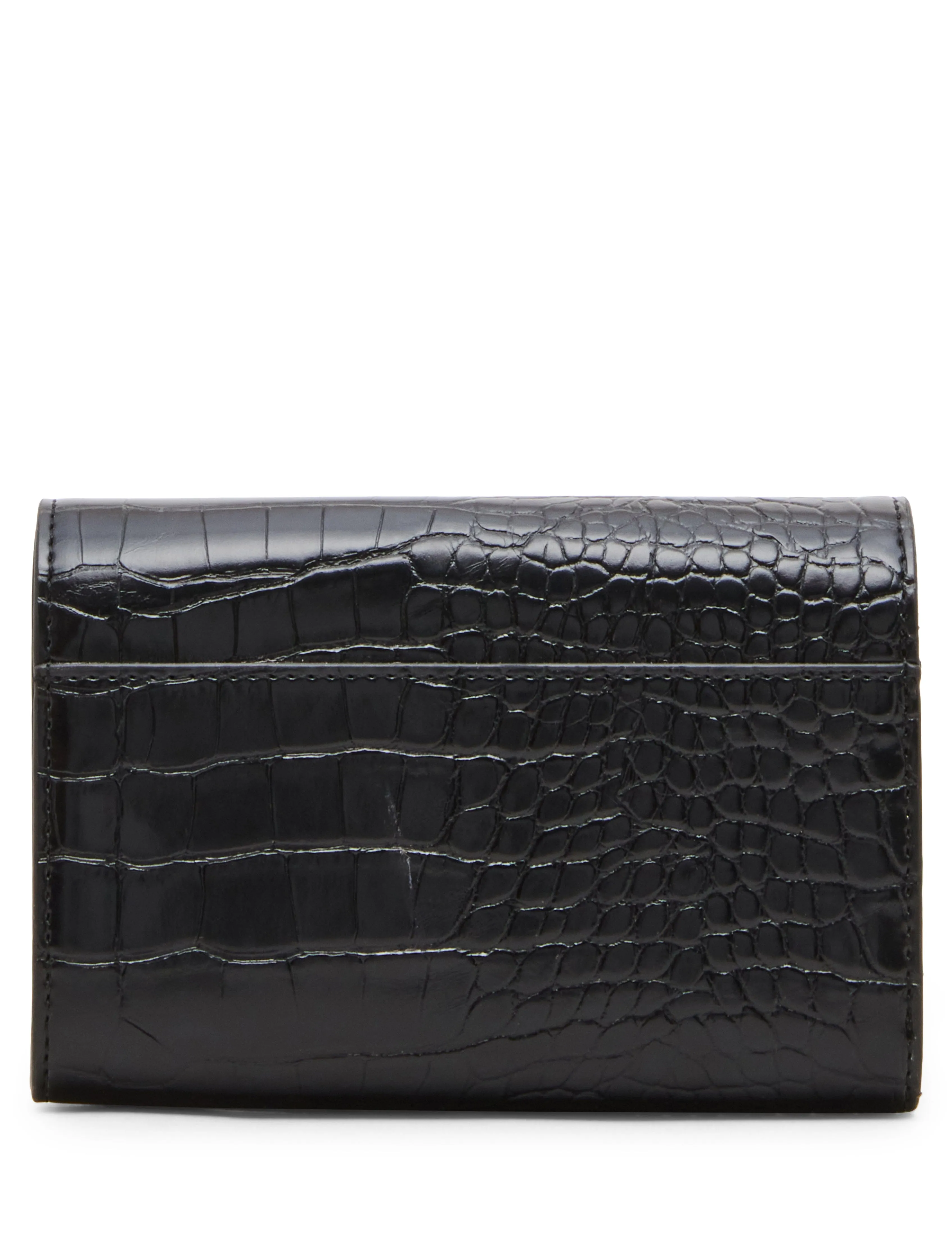 Faux Croc Embossed Medium Flap Wallet sold by Anne Klein product image thumbnail 3