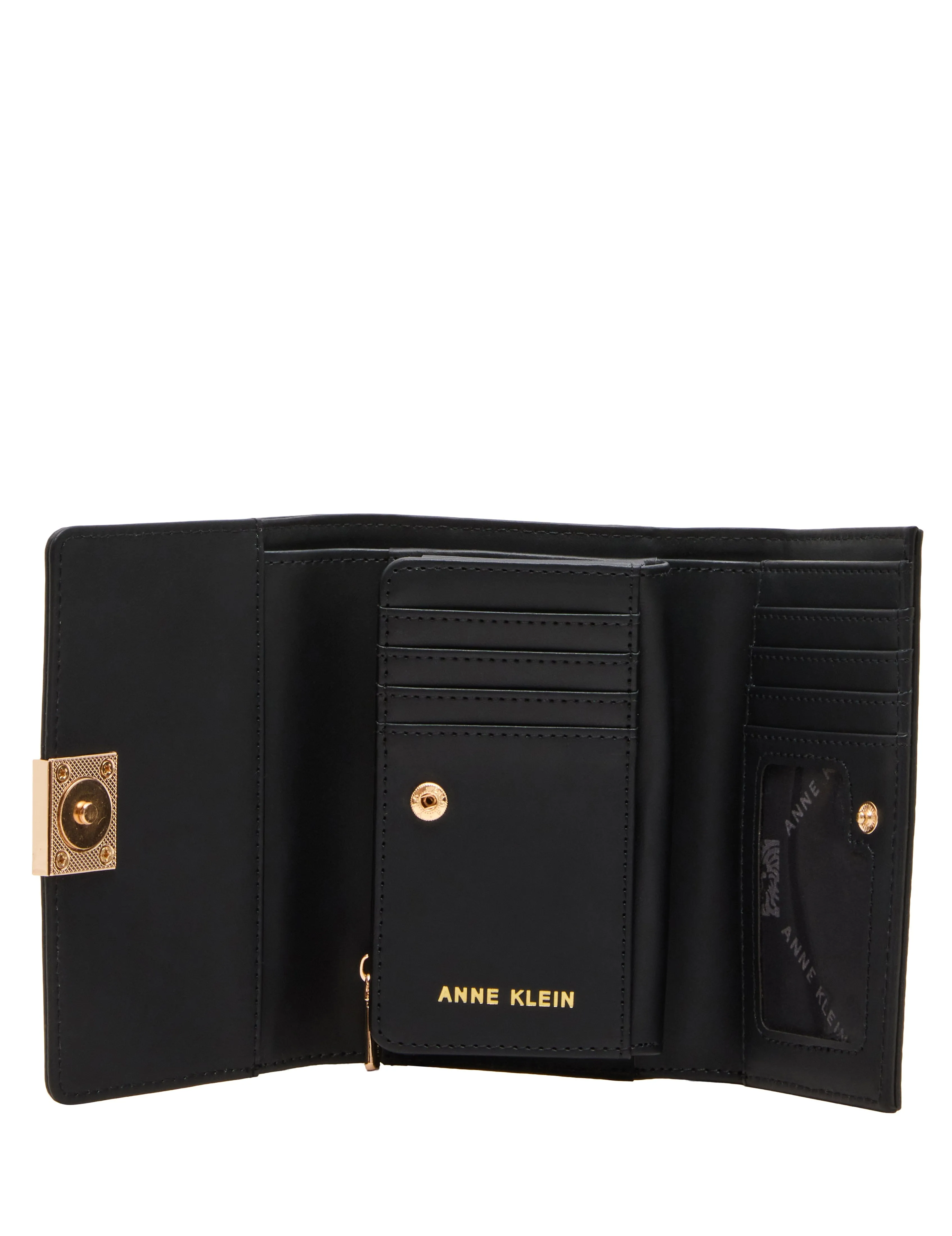 Faux Croc Embossed Medium Flap Wallet sold by Anne Klein product image thumbnail 5
