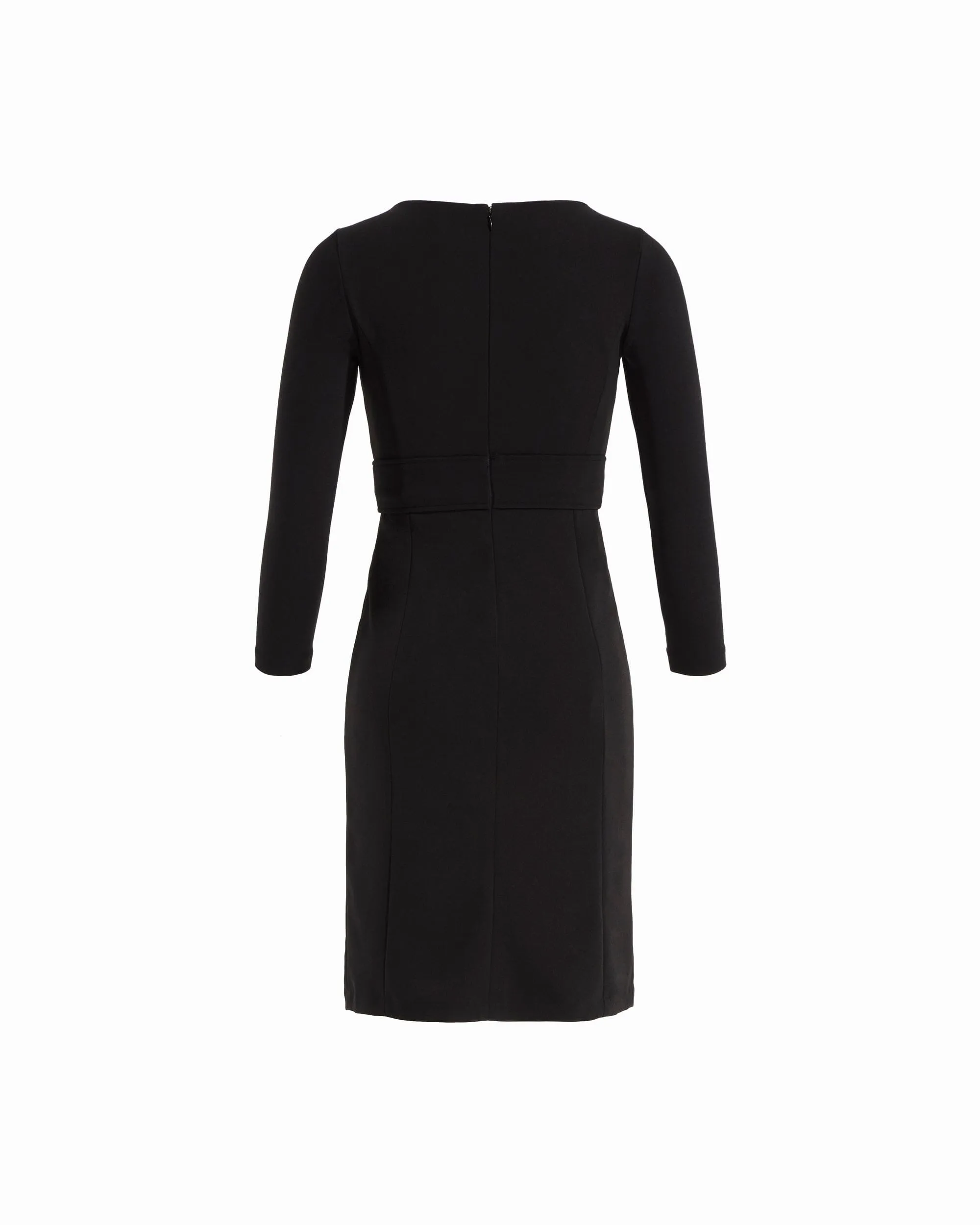 Tie Waist Long Sleeve Sheath Dress sold by Anne Klein product image thumbnail 2