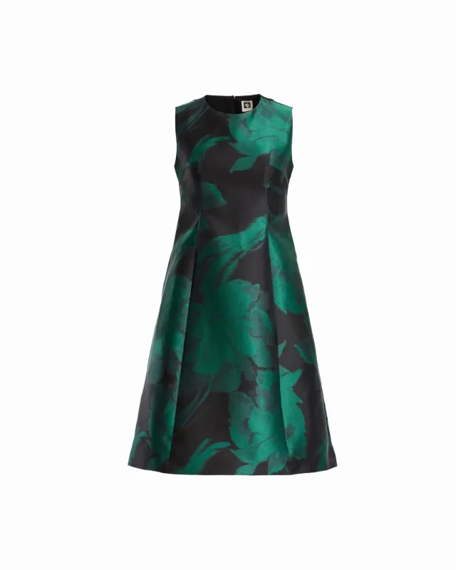 Jacquard Fit and Flare Midi Dress made by Kasper