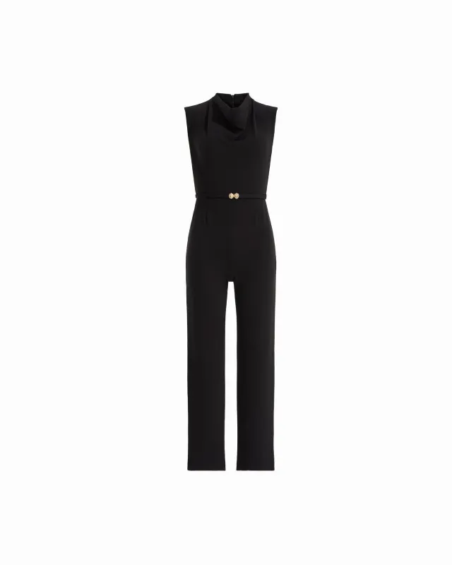 Cowl Neck Jumpsuit made by Kasper