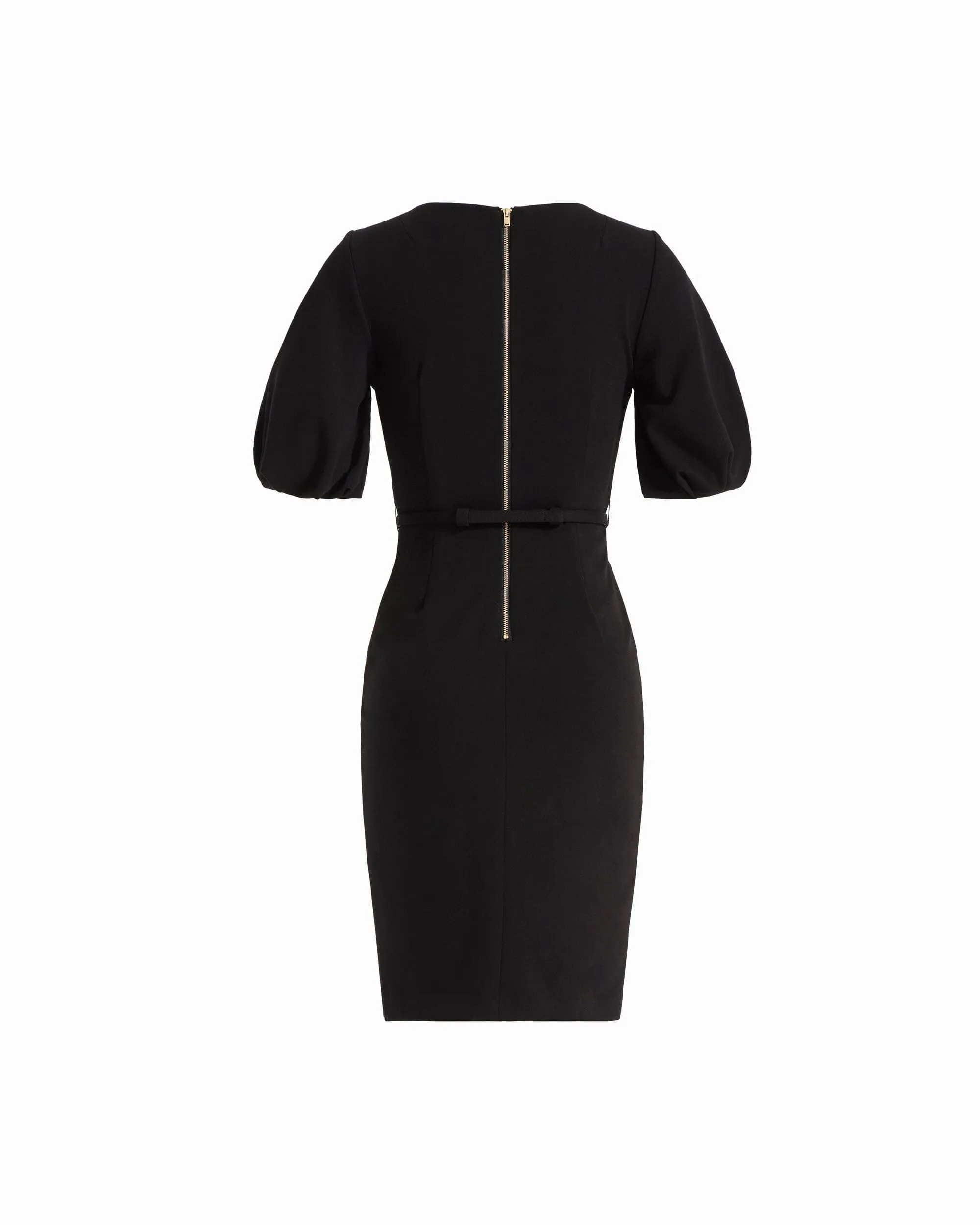 Boat Neck Puff Sleeve Sheath Dress sold by Anne Klein product image thumbnail 2