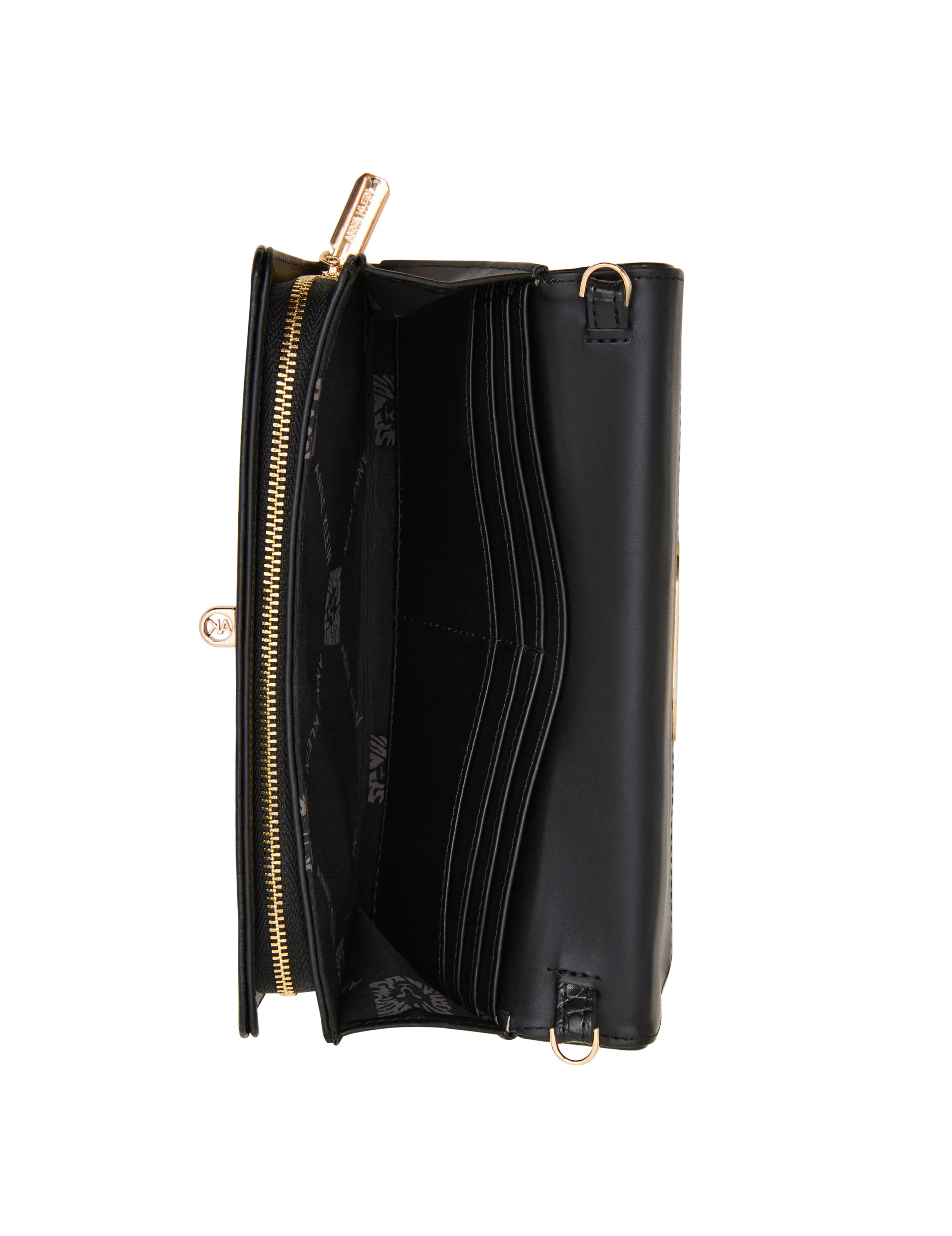 Faux Croc Embossed Turnlock Wallet on Chain sold by Anne Klein product image thumbnail 4