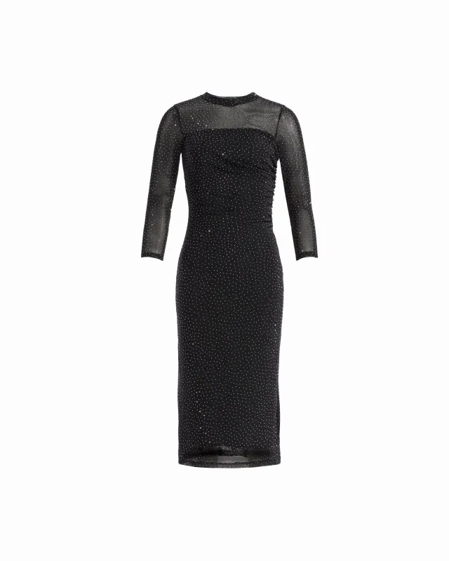 Sparkly Mesh Midi Dress made by Kasper