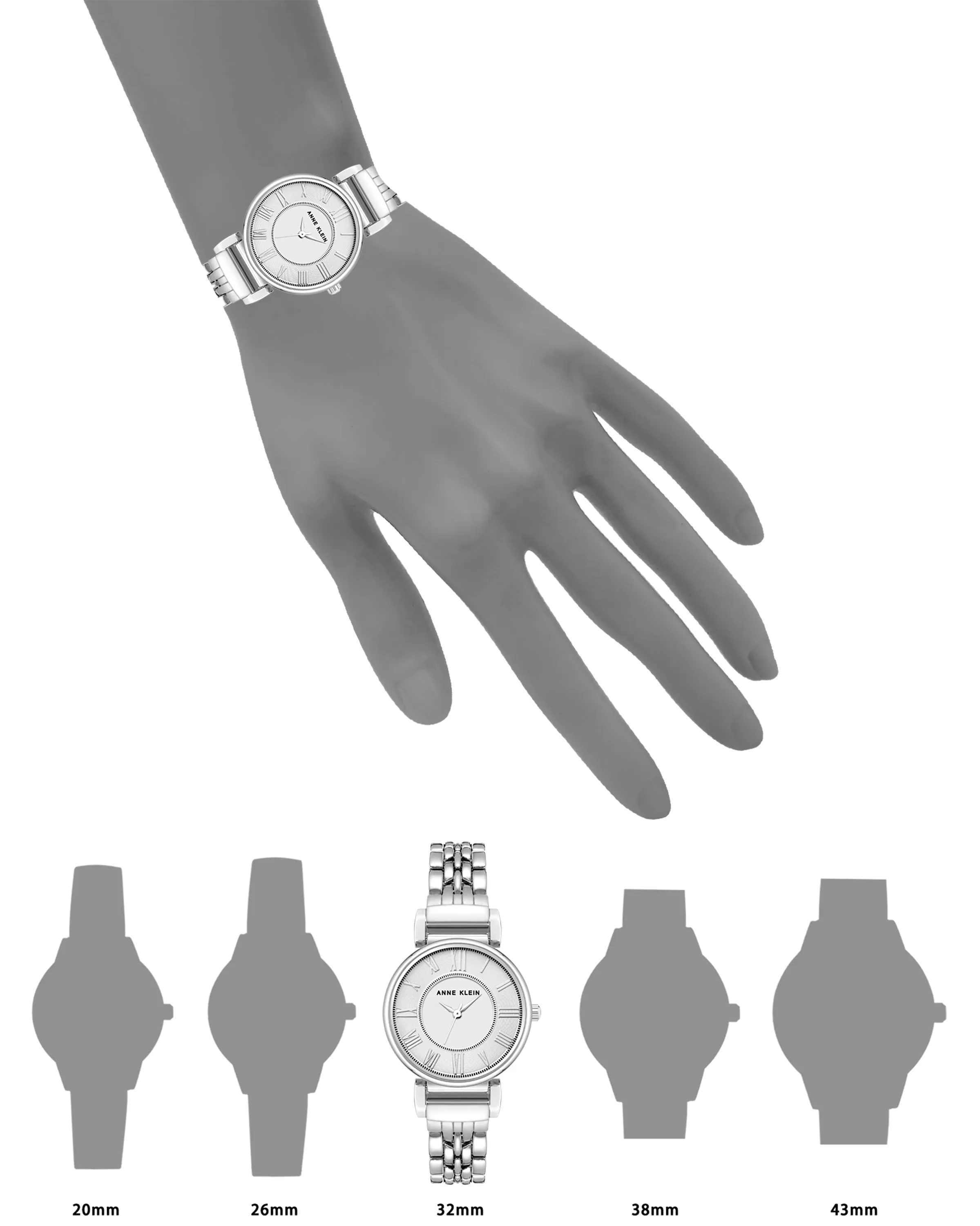 Round Dial Bracelet Watch sold by Anne Klein product image thumbnail 4