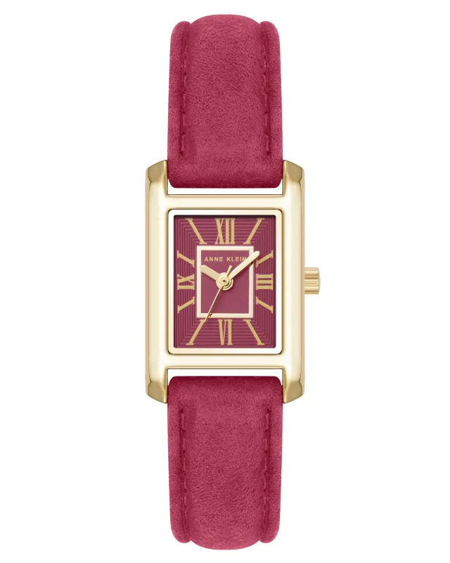 Leather Strap Watch made by Anne Klein