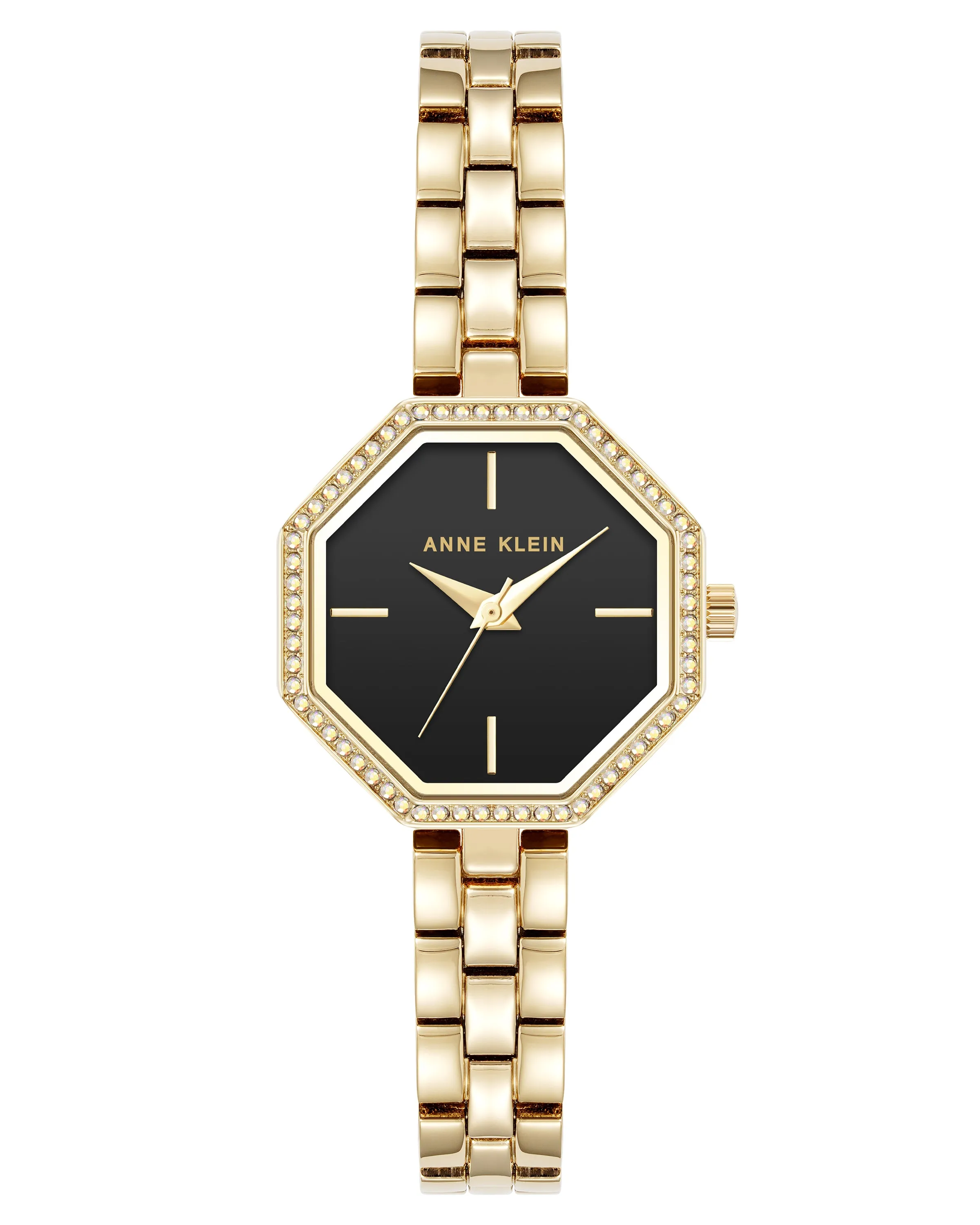 Crystal Accented Octagonal Bracelet Watch sold by Anne Klein
