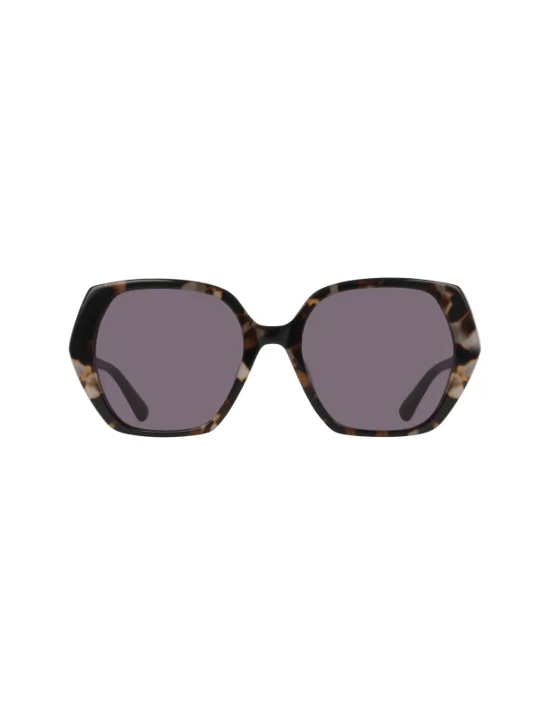 Geometric Tortoise Color-Block Sunglasses made by Anne Klein