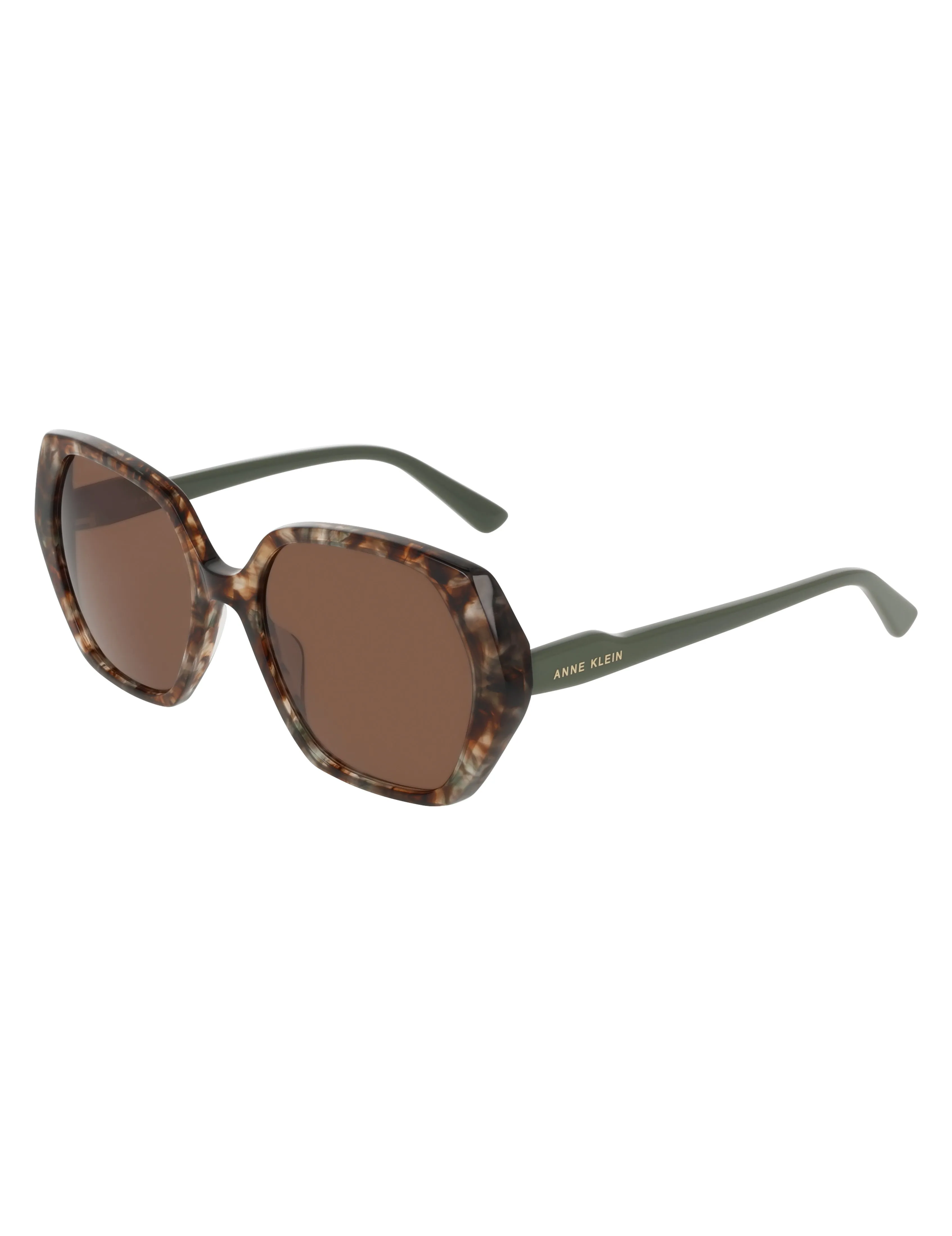 Geometric Color-Block Tortoise Sunglasses sold by Anne Klein product image thumbnail 2