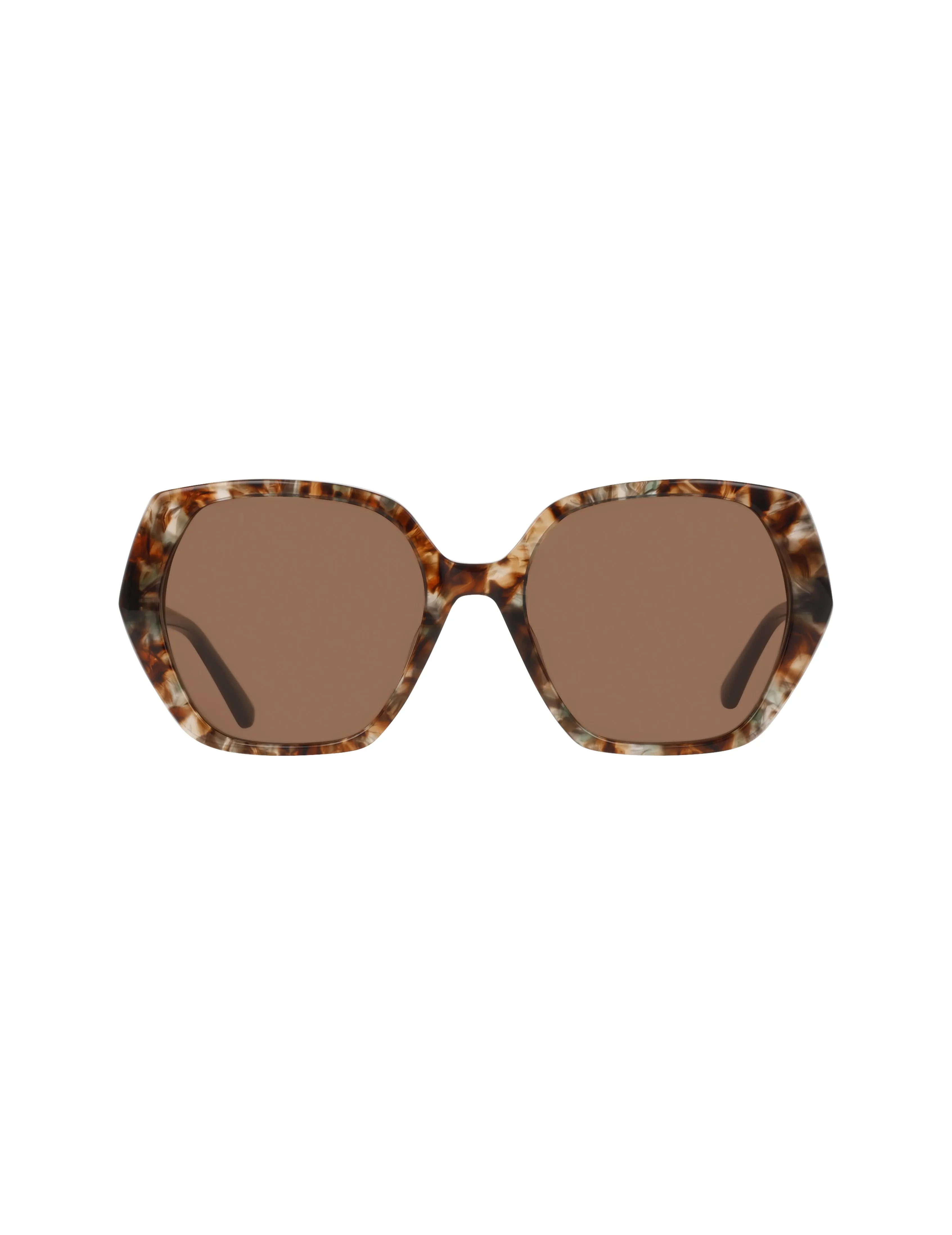 Geometric Color-Block Tortoise Sunglasses sold by Anne Klein