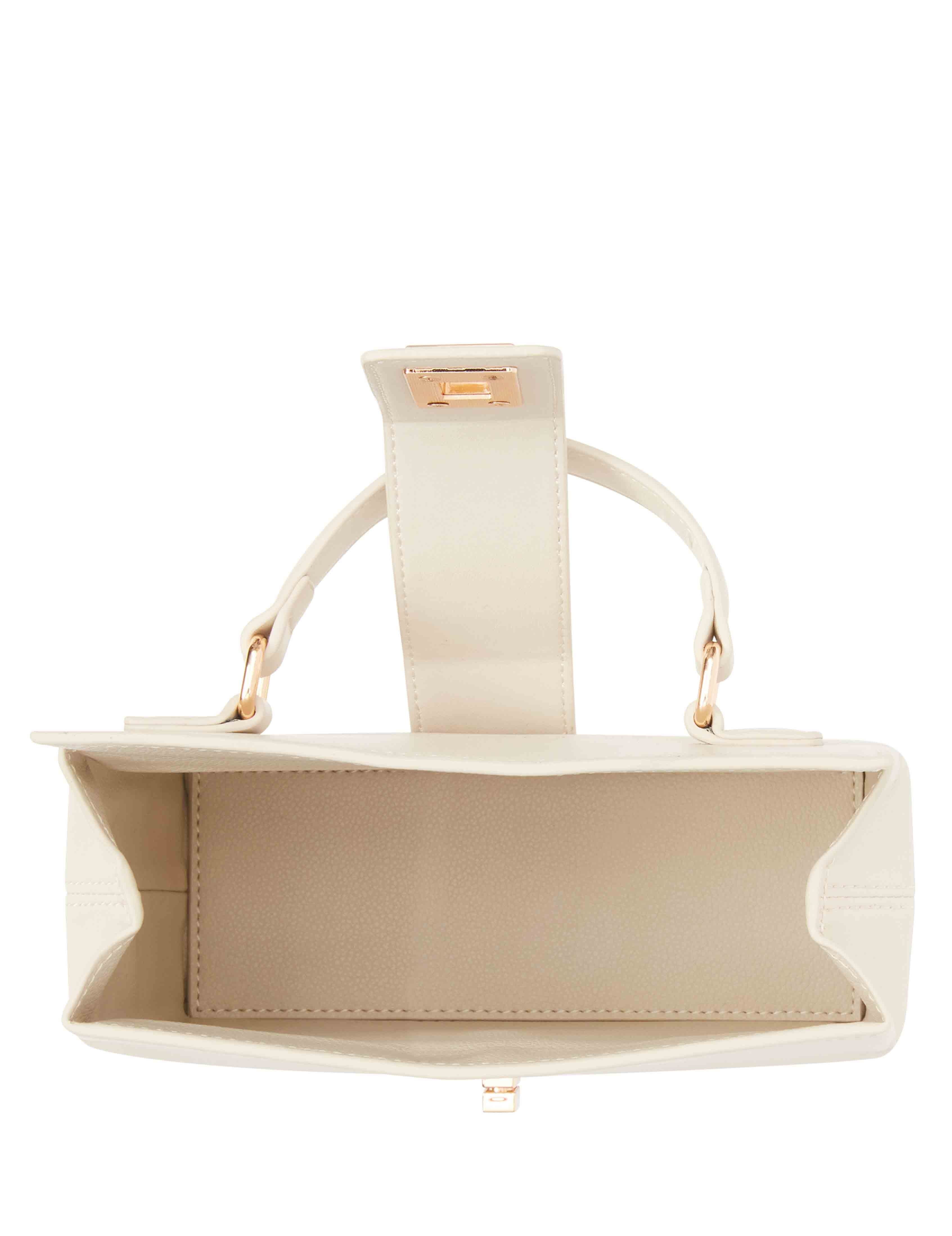 Convertible Box Bag With AK Enamel Turn Lock sold by Anne Klein product image thumbnail 5