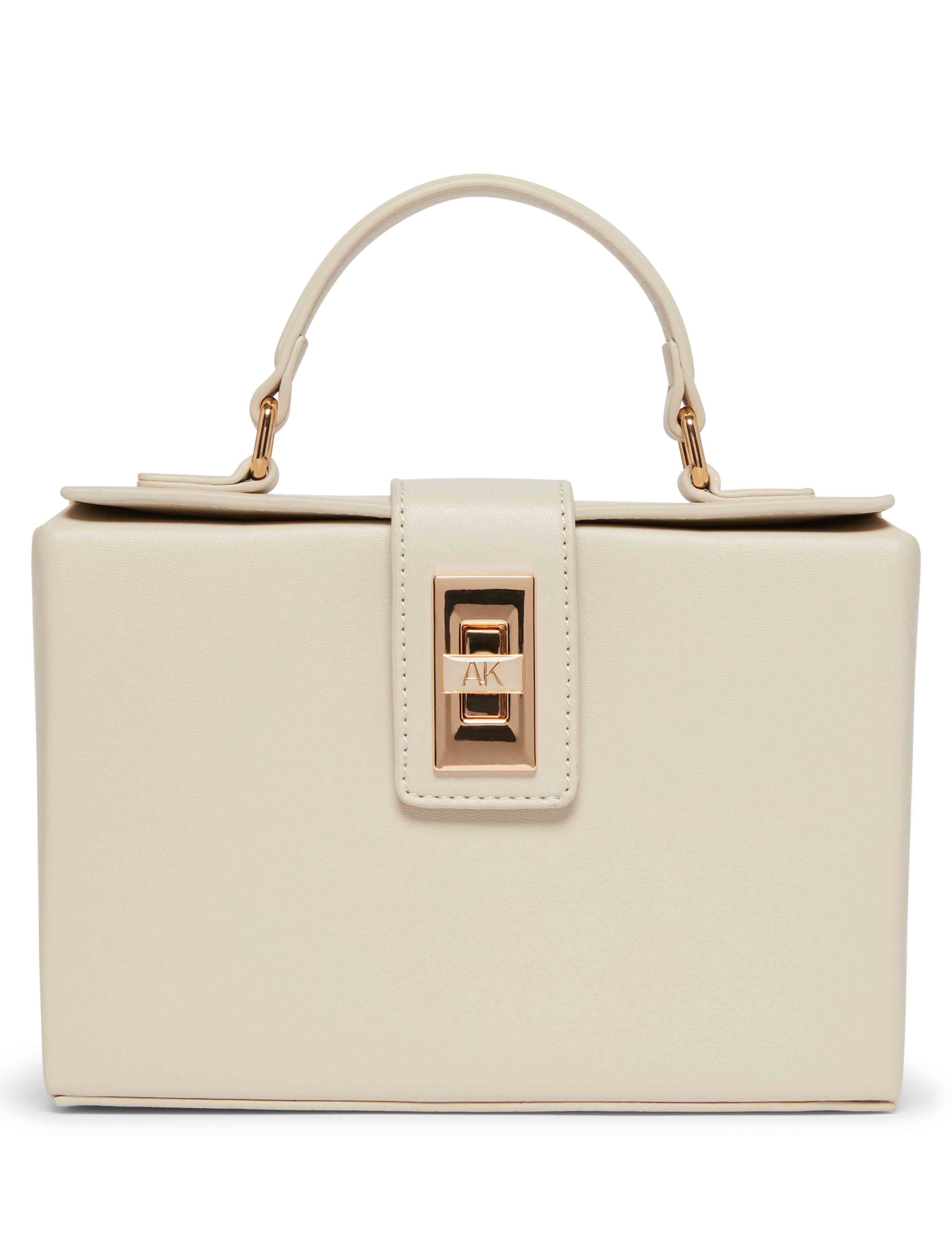 Convertible Box Bag With AK Enamel Turn Lock sold by Anne Klein product image thumbnail 2