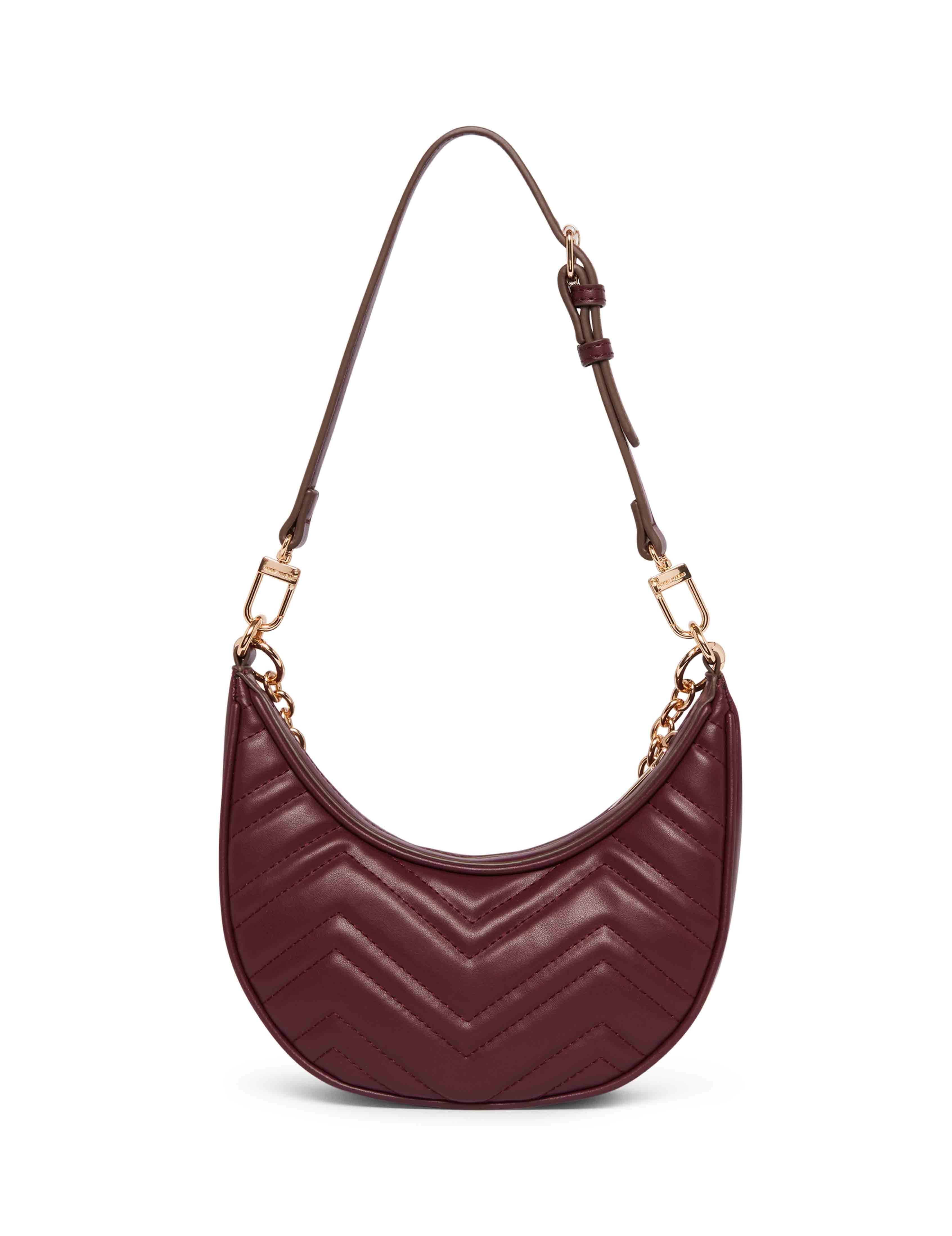 Quilted Crescent Shoulder Bag With Swag Chain sold by Anne Klein product image thumbnail 2