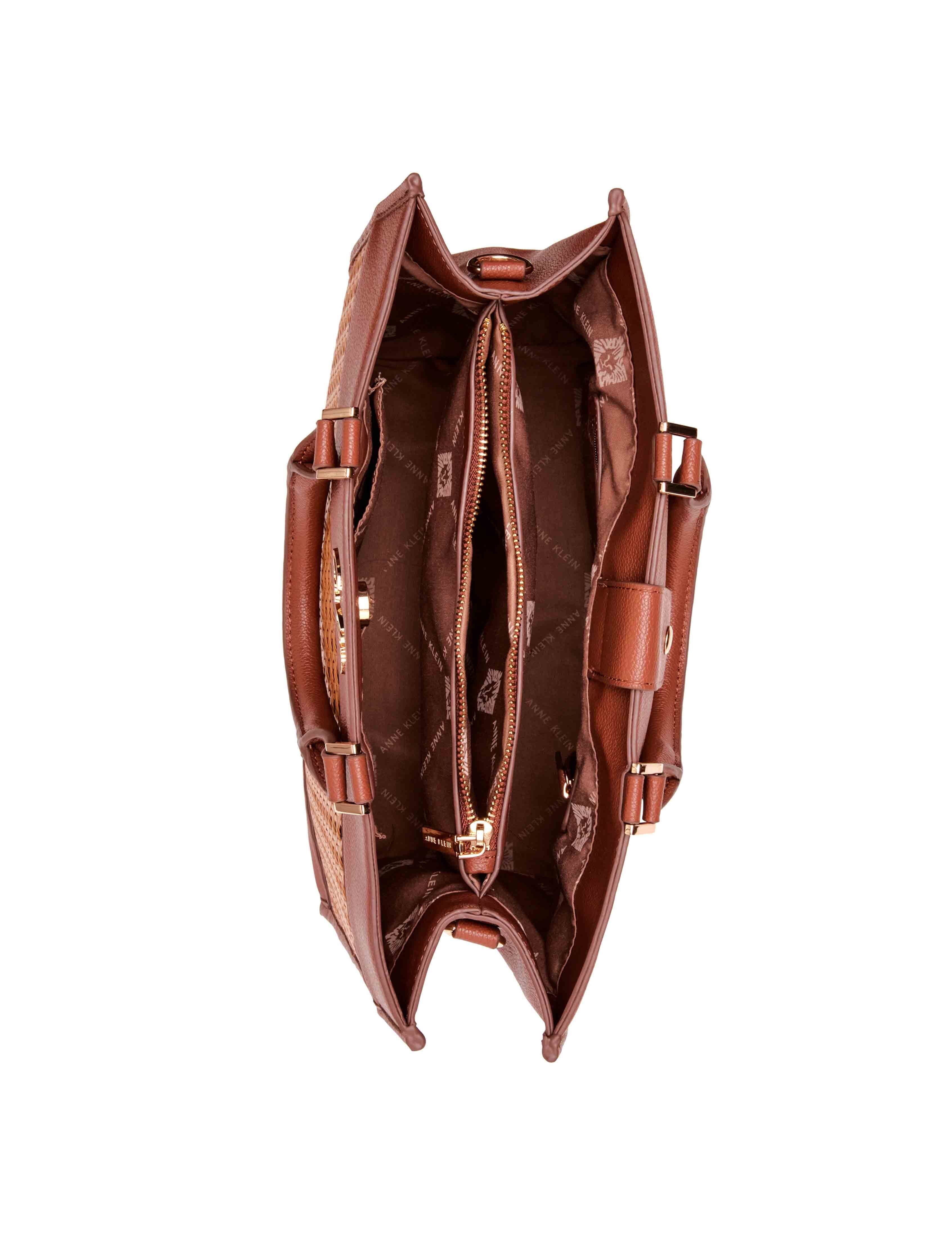 Large Caining Tote With Chain Swag sold by Anne Klein product image thumbnail 4