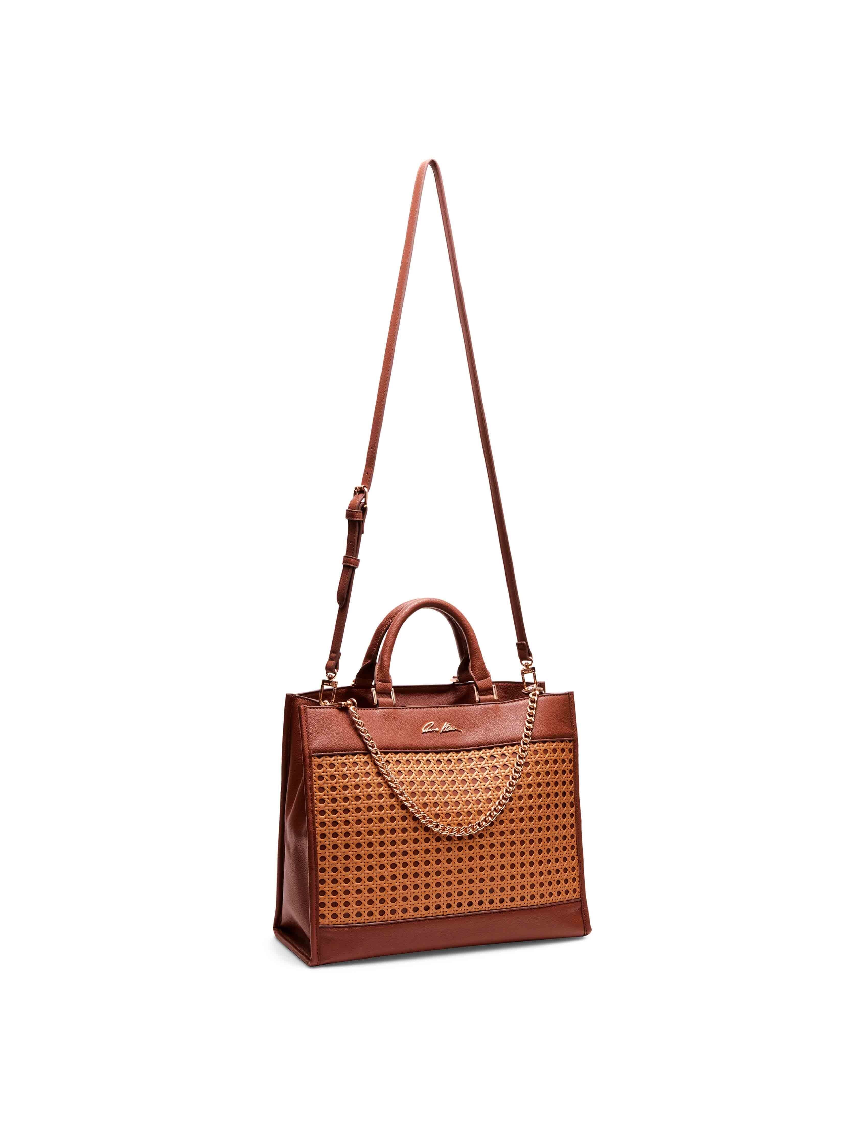 Large Caining Tote With Chain Swag sold by Anne Klein product image thumbnail 5