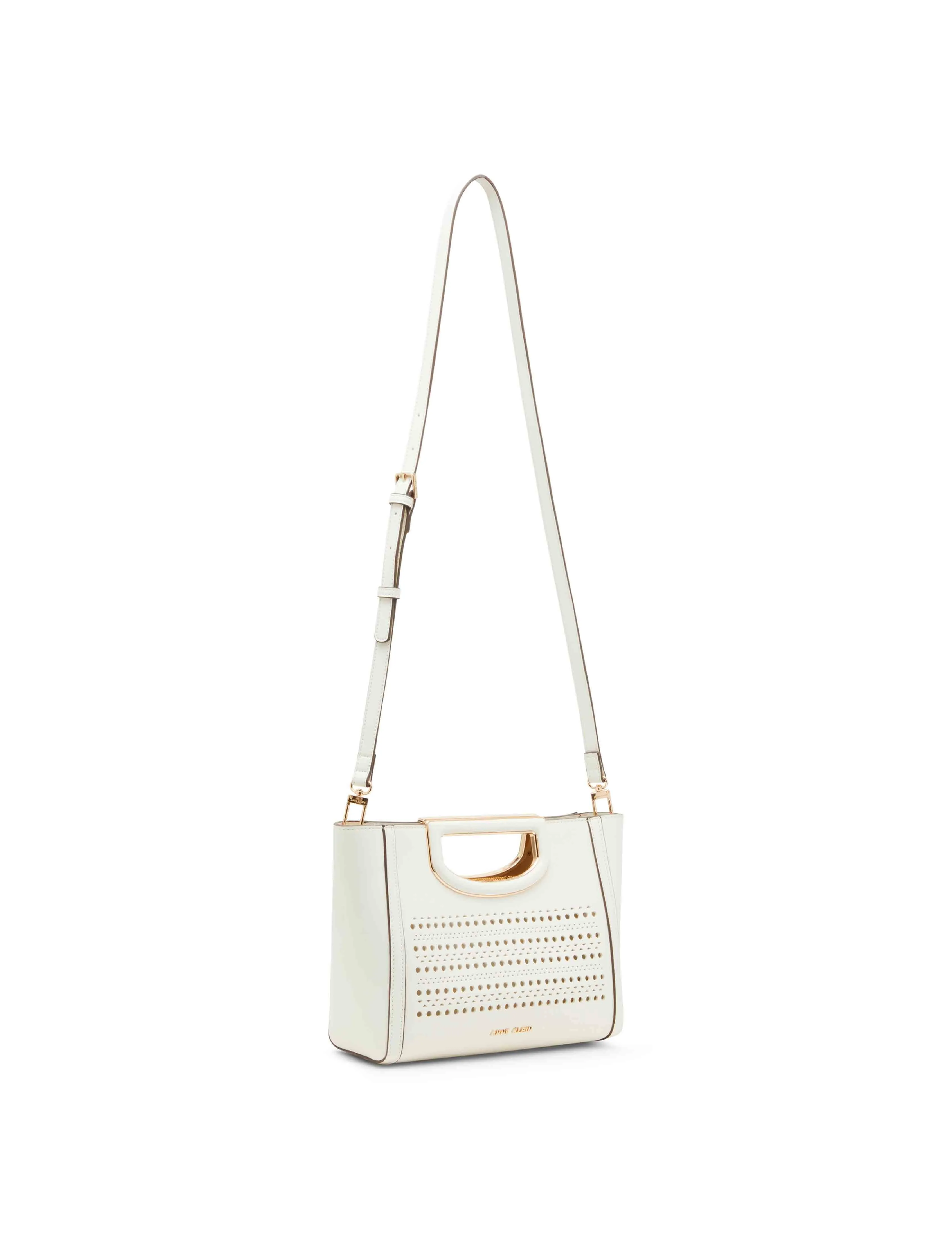 Perforated Cut Out Handle Satchel sold by Anne Klein product image thumbnail 3