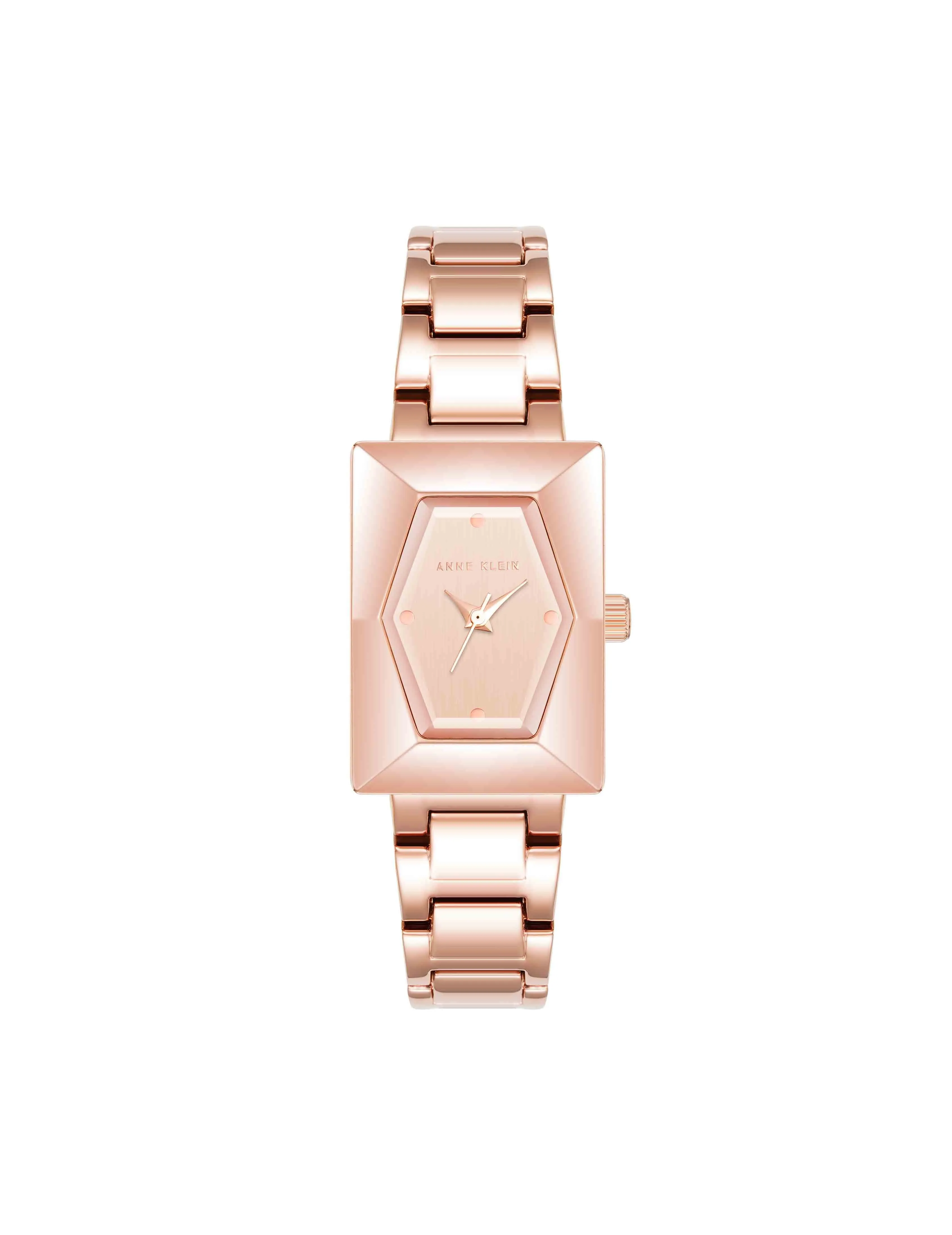 Faceted Case Bracelet Watch sold by Anne Klein