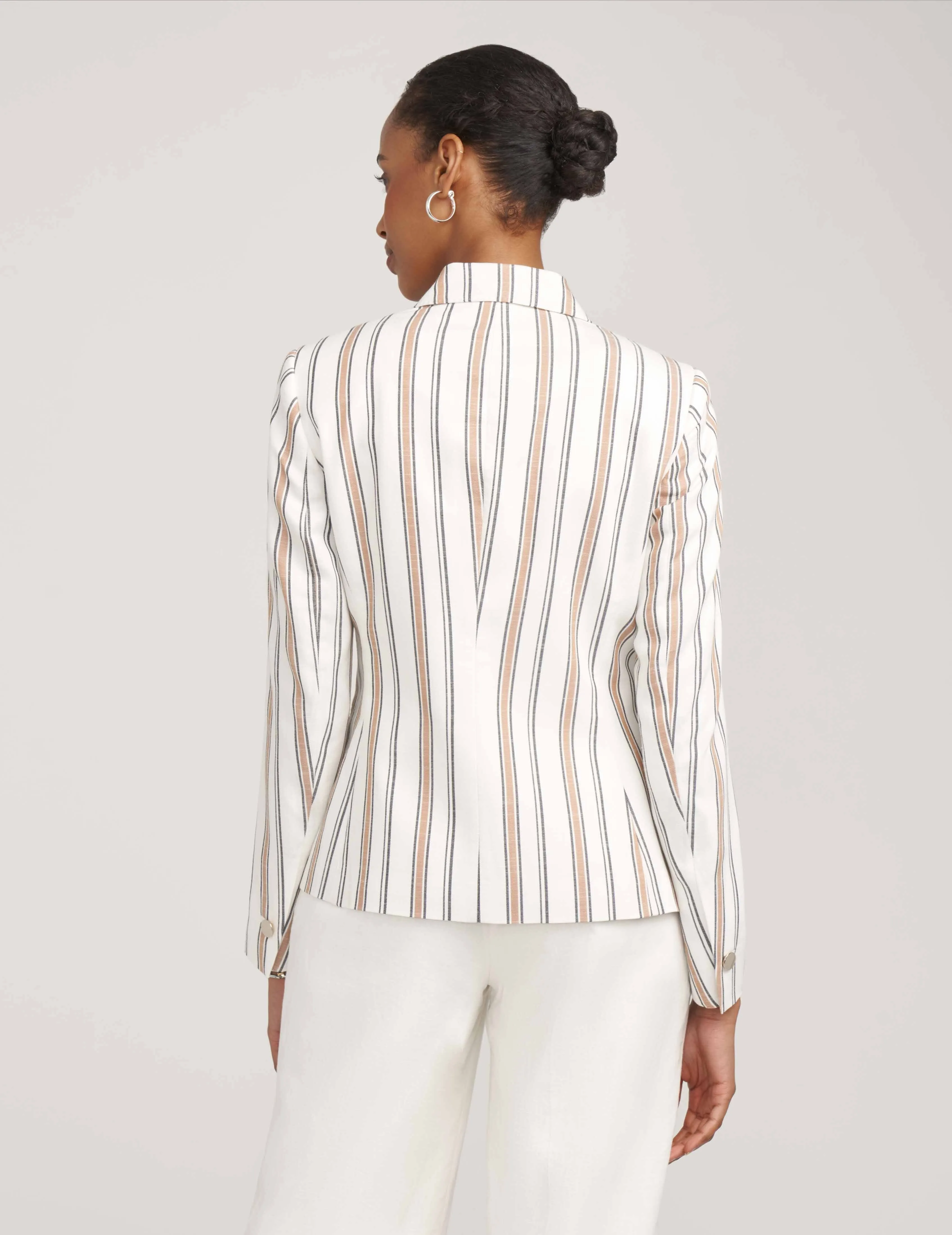 One Button Peak Lapel Jacket- Sale sold by Anne Klein product image thumbnail 3