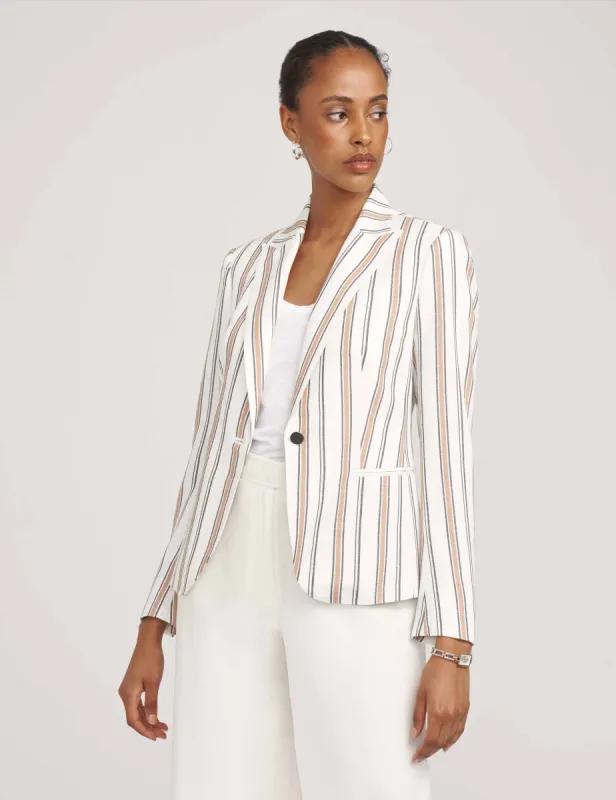 One Button Peak Lapel Jacket- Sale sold by Anne Klein