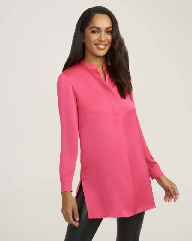 Solid Nehru Tunic- Sale sold by Anne Klein