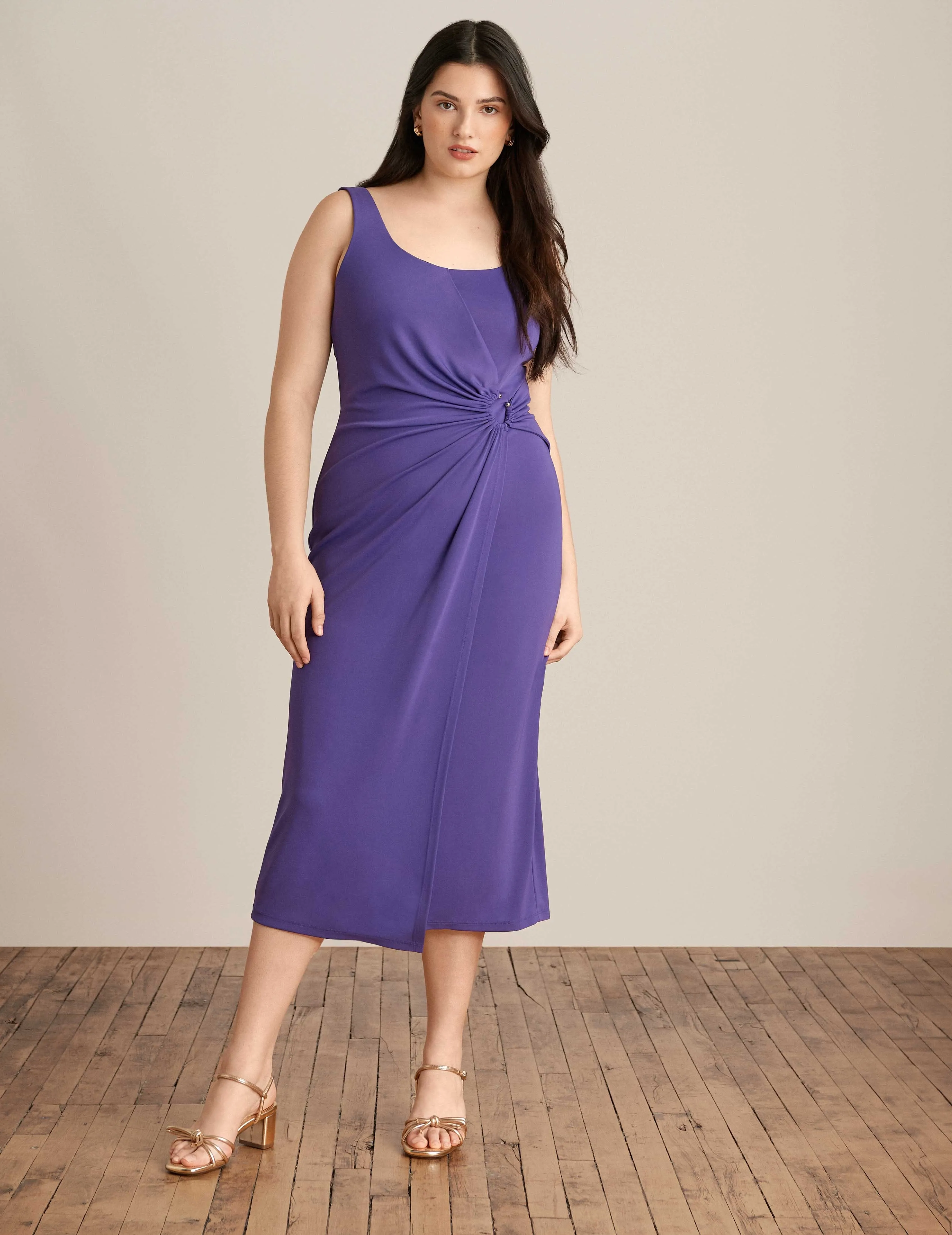 Midi Dress With Ring Hardware sold by Anne Klein product image thumbnail 2