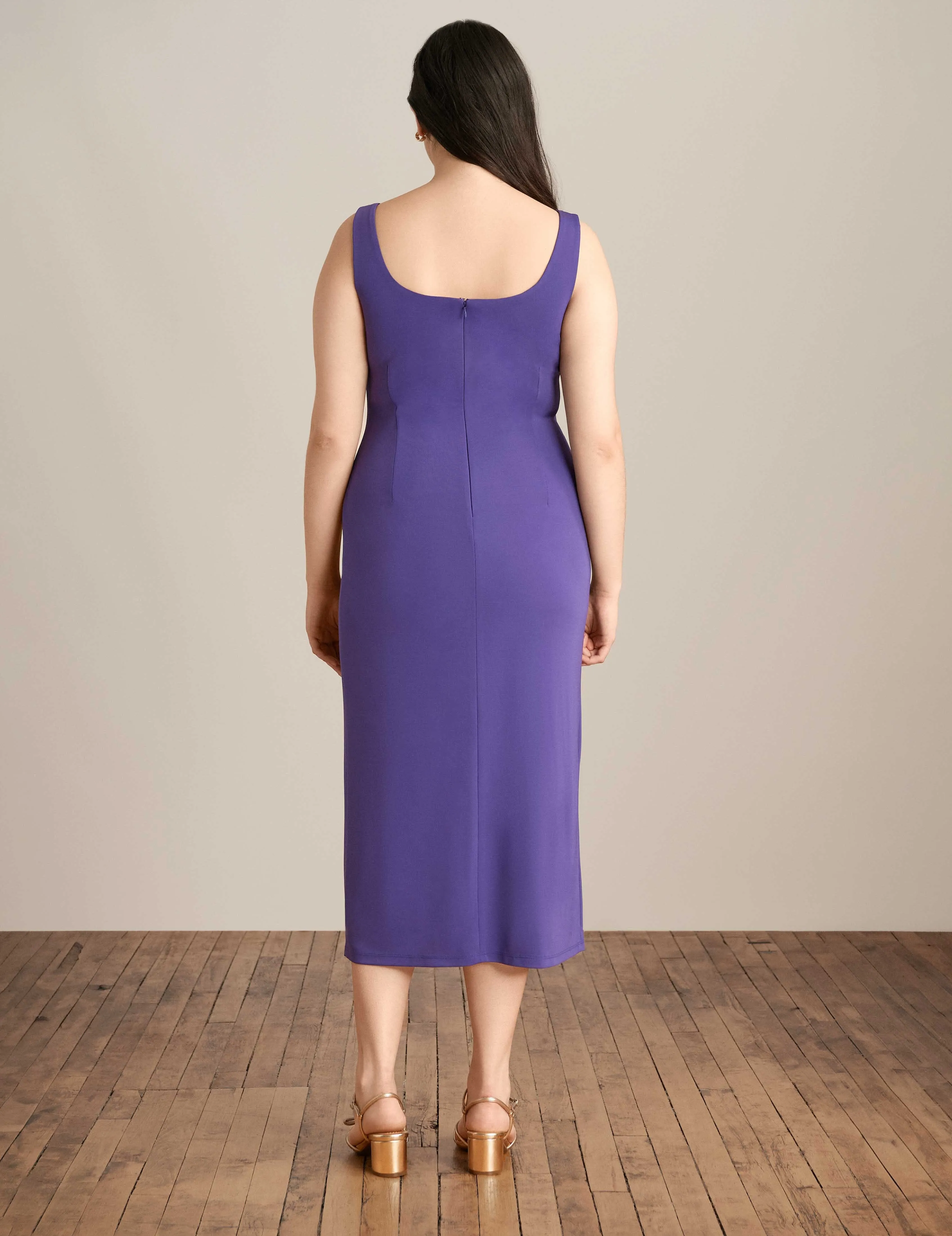 Midi Dress With Ring Hardware sold by Anne Klein product image thumbnail 3